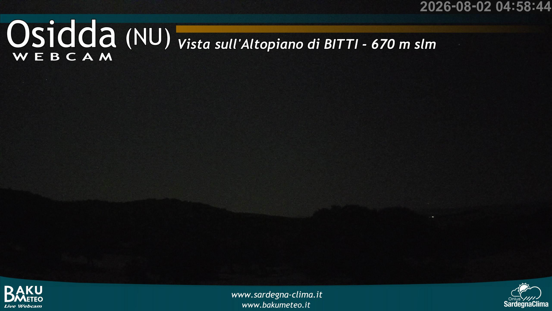 time-lapse frame, Osidda webcam