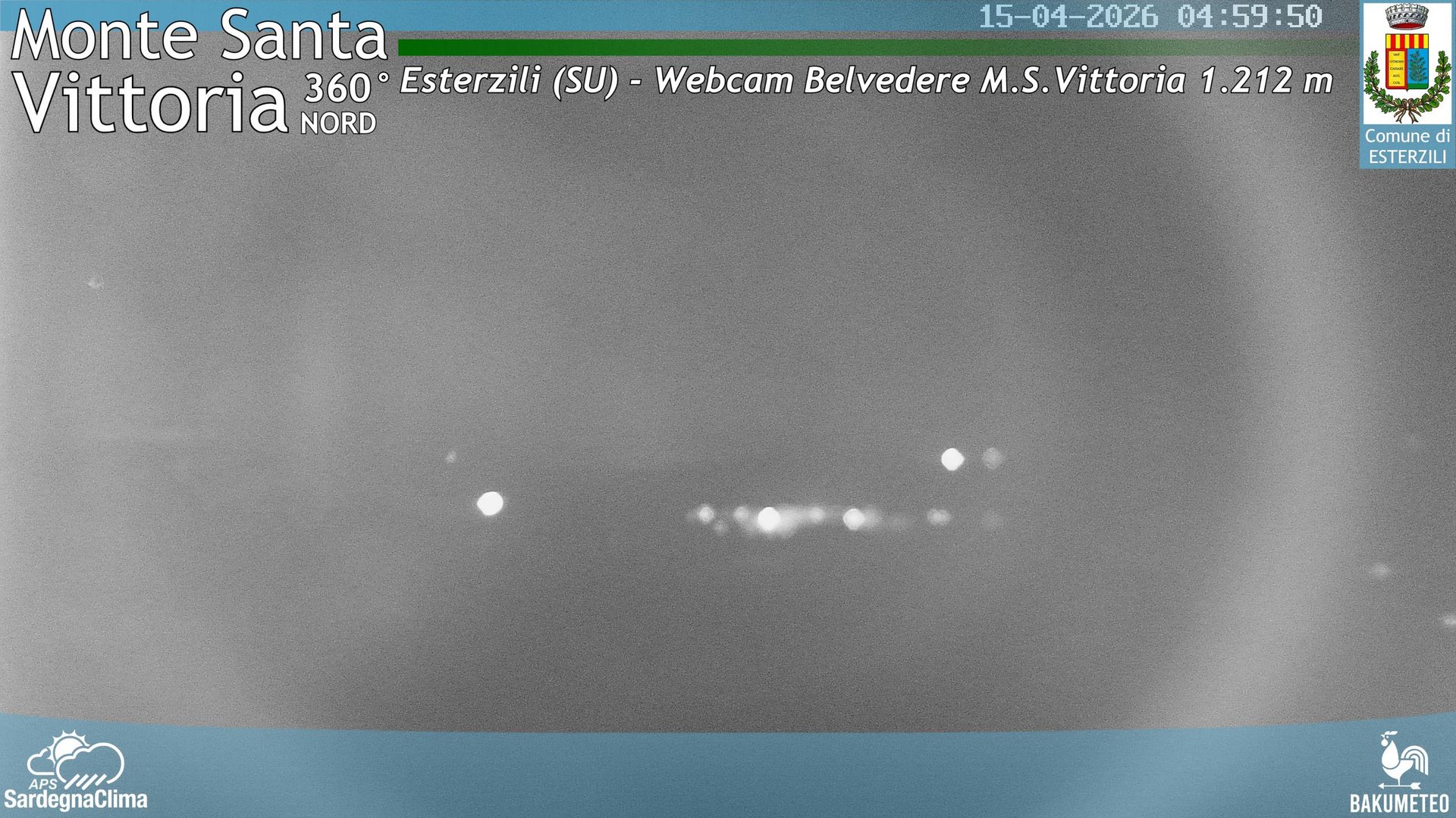 time-lapse frame, Monte Santa Vittoria Nord webcam