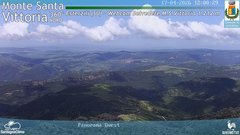 view from Monte Santa Vittoria Nord on 2026-04-17