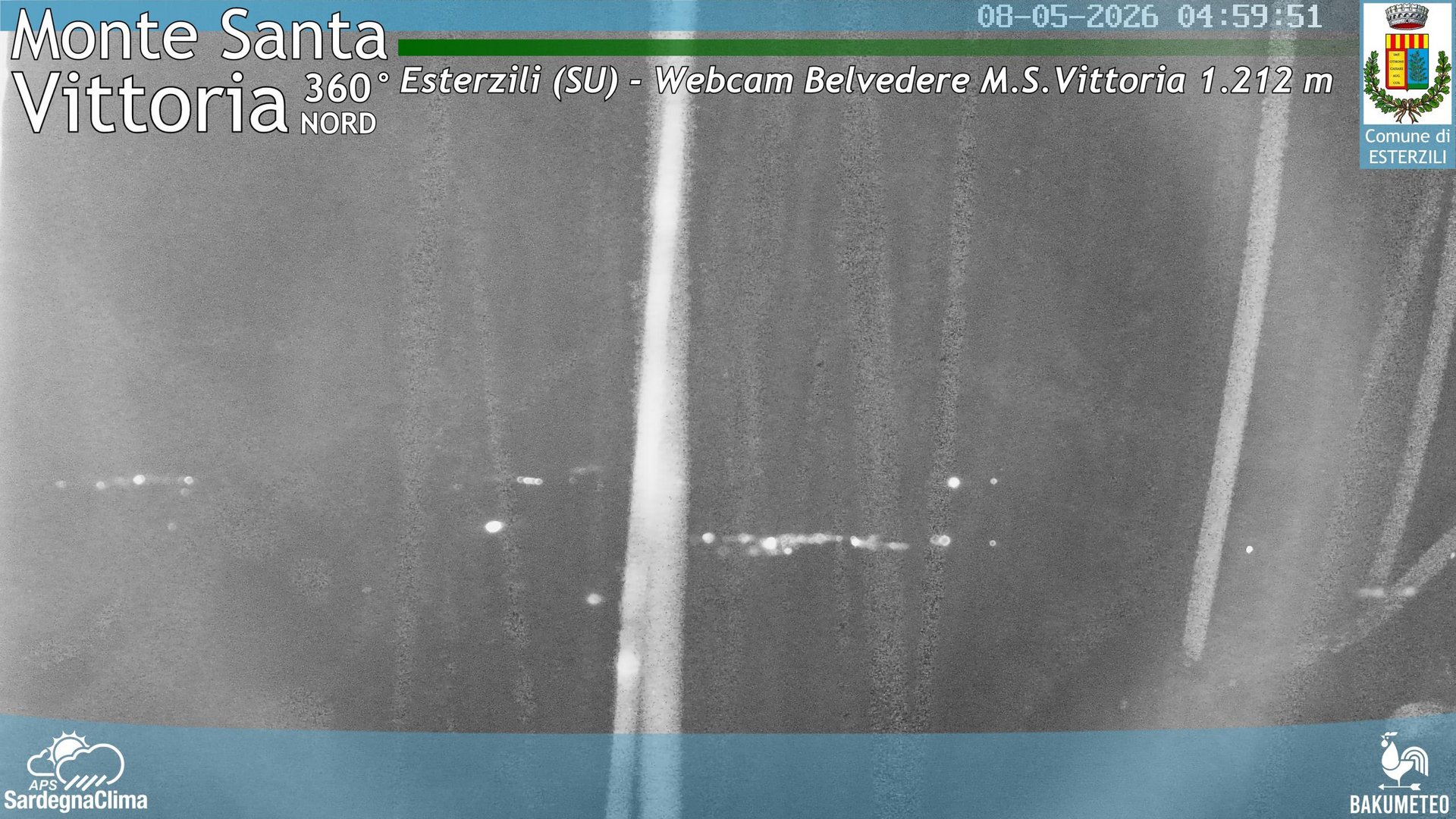 time-lapse frame, Monte Santa Vittoria Nord webcam