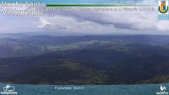 view from Monte Santa Vittoria Nord on 2026-05-08