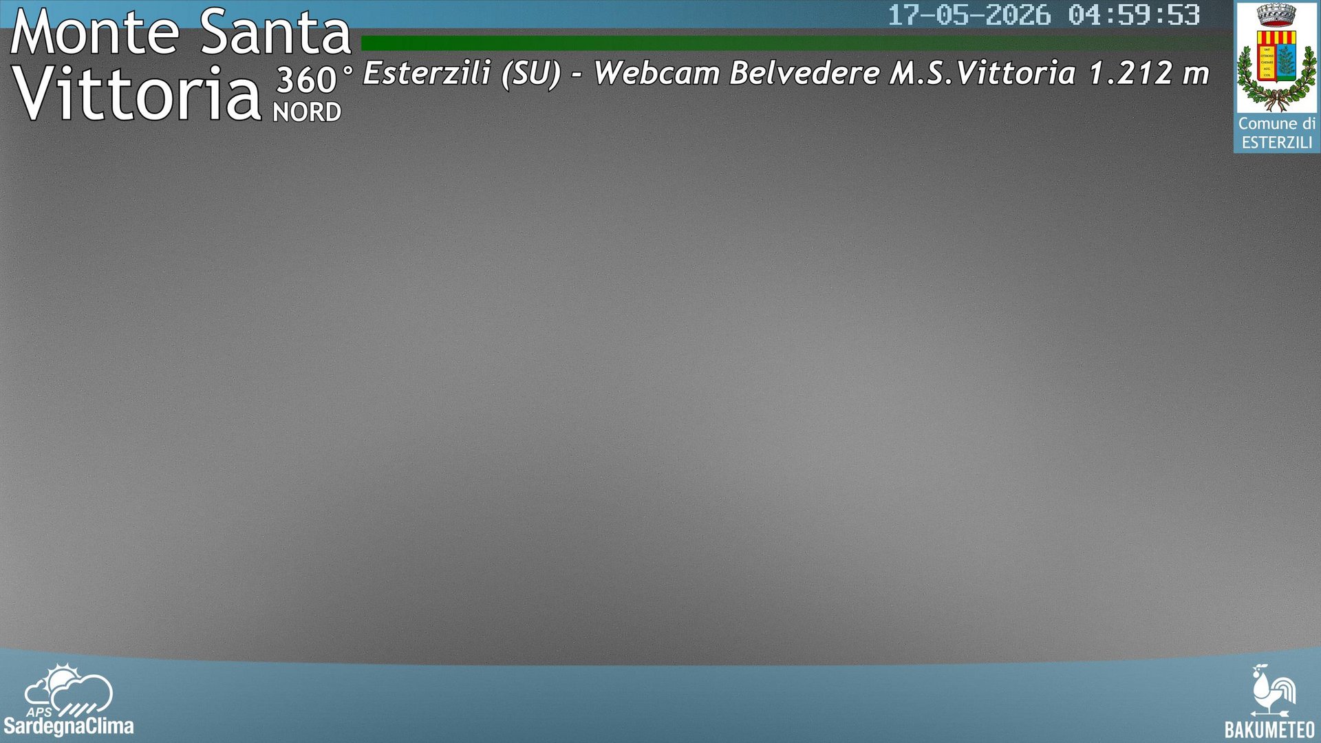 time-lapse frame, Monte Santa Vittoria Nord webcam