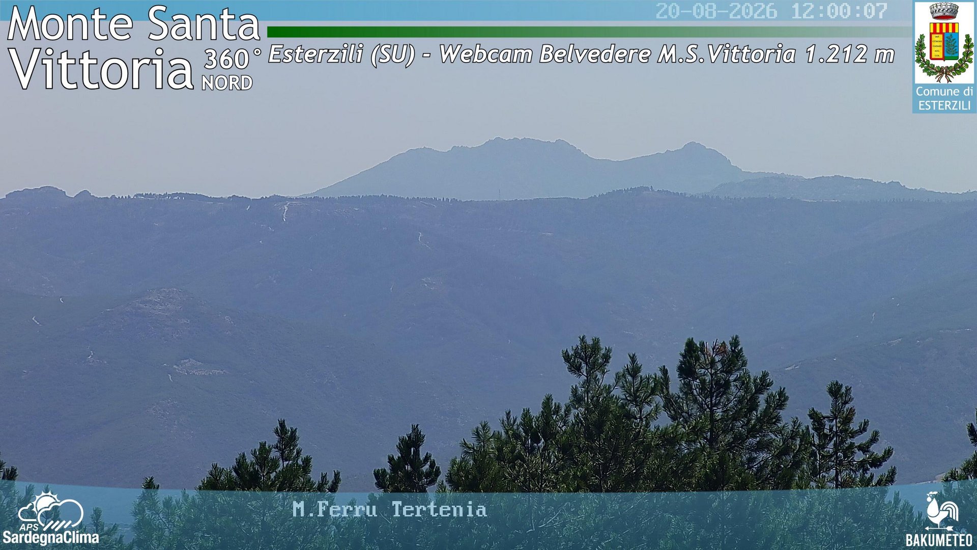 view from Monte Santa Vittoria Nord on 2026-08-20