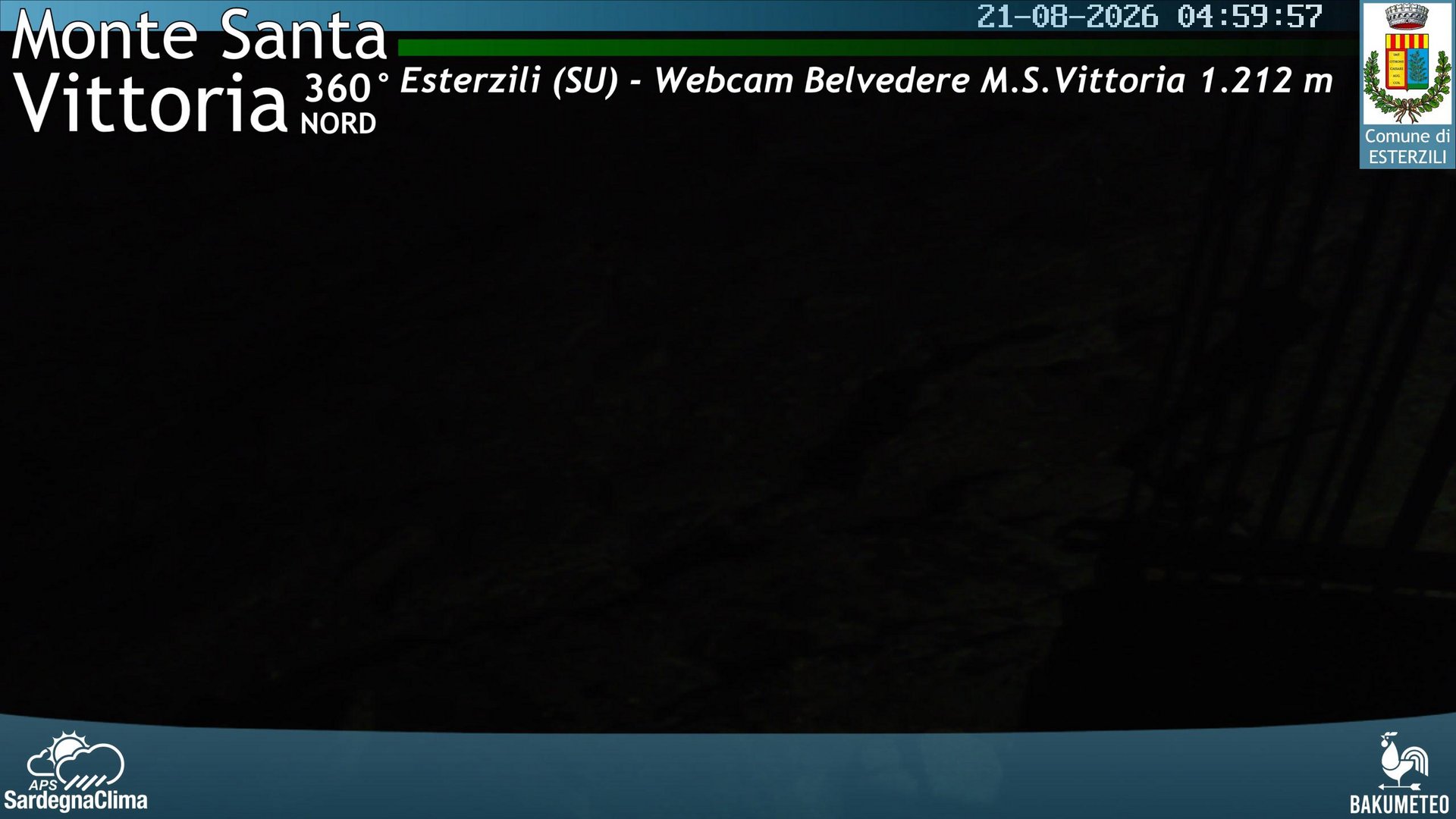 time-lapse frame, Monte Santa Vittoria Nord webcam