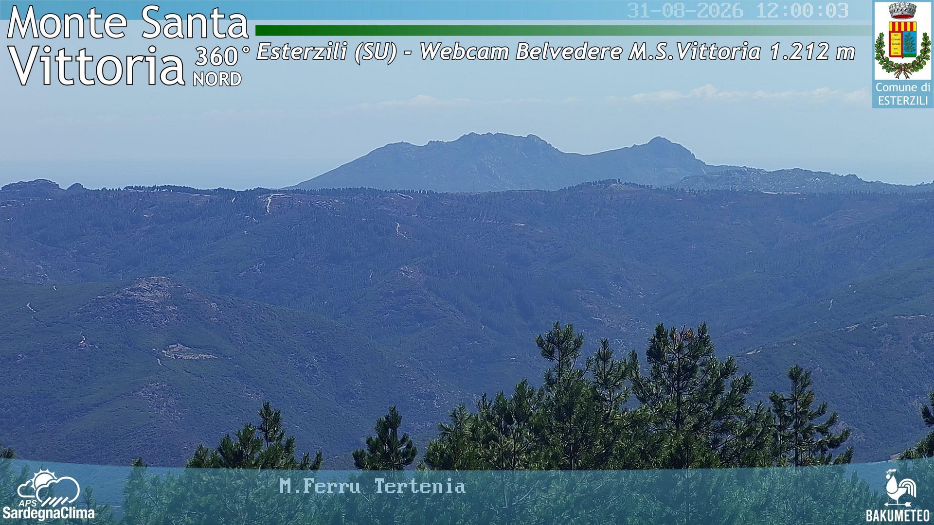 view from Monte Santa Vittoria Nord on 2026-08-31