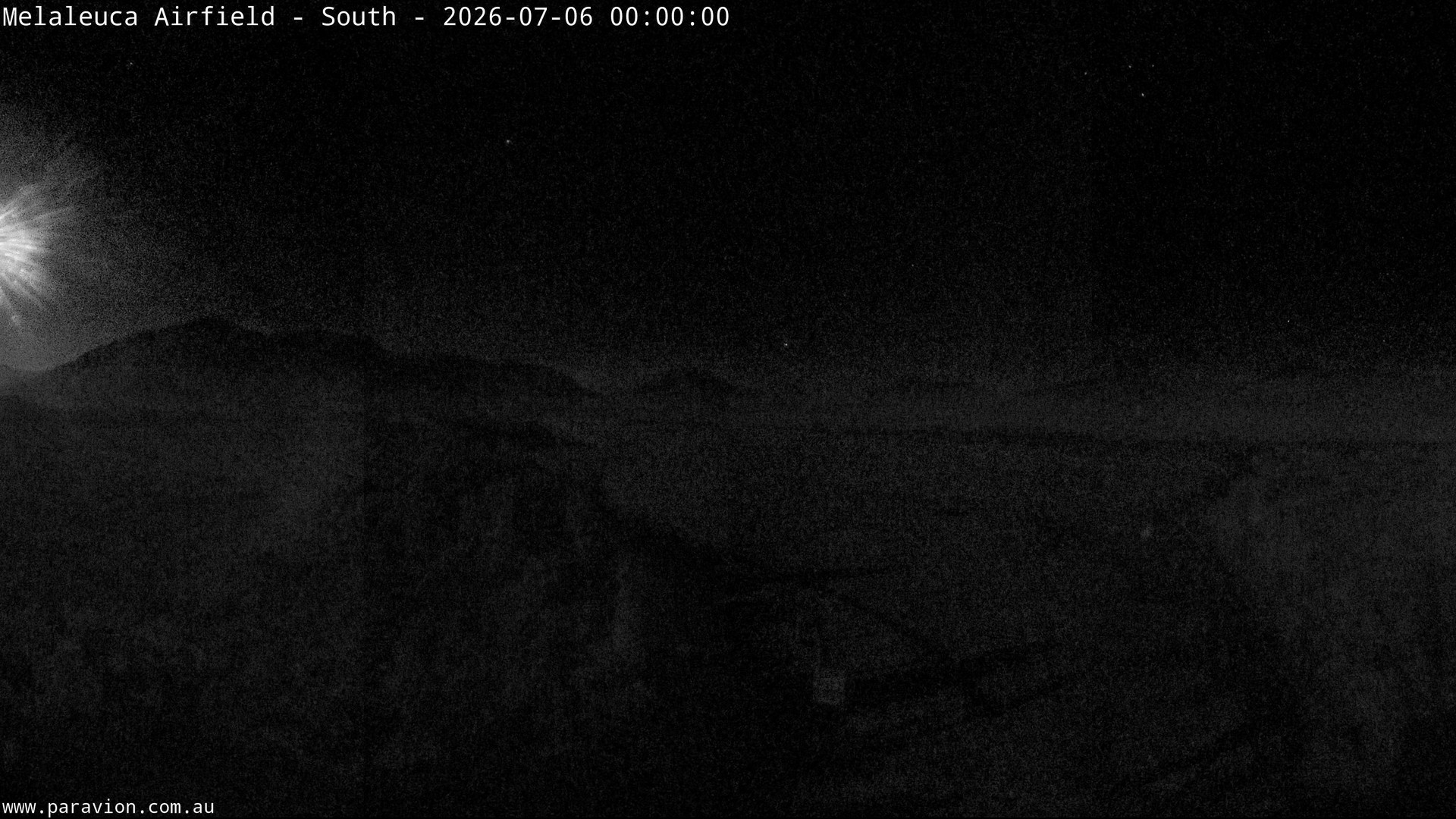 time-lapse frame, Melaleuca Airfield - South webcam