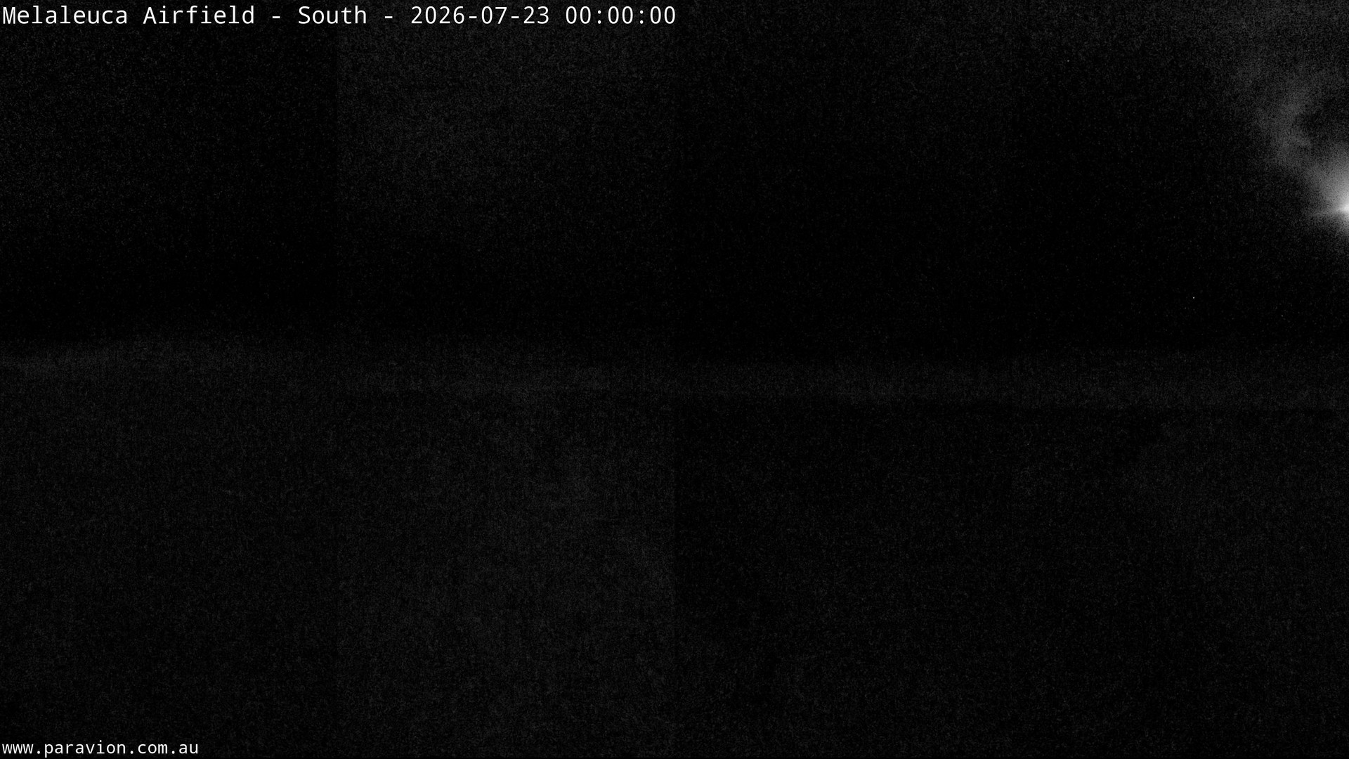 time-lapse frame, Melaleuca Airfield - South webcam