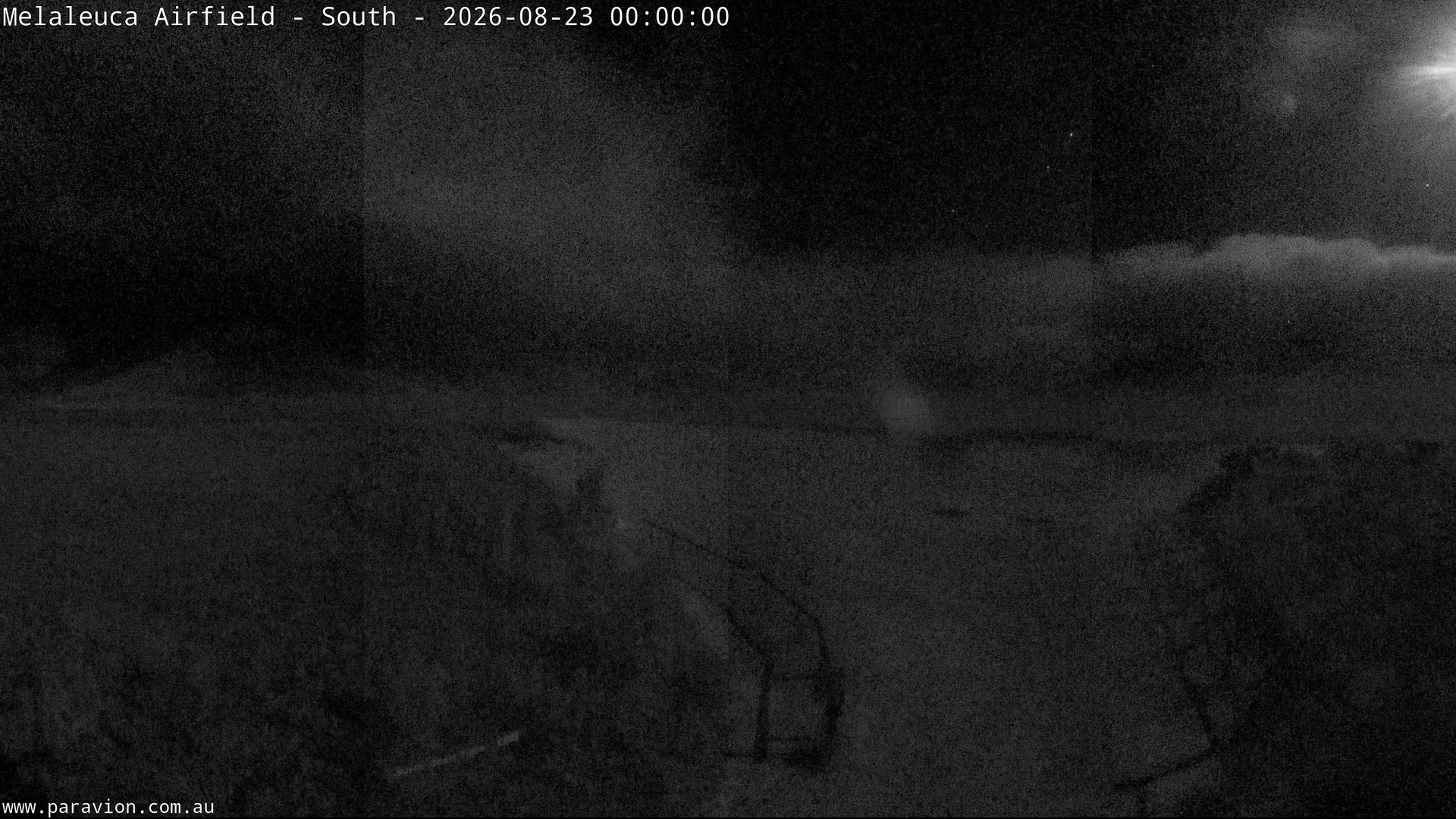time-lapse frame, Melaleuca Airfield - South webcam