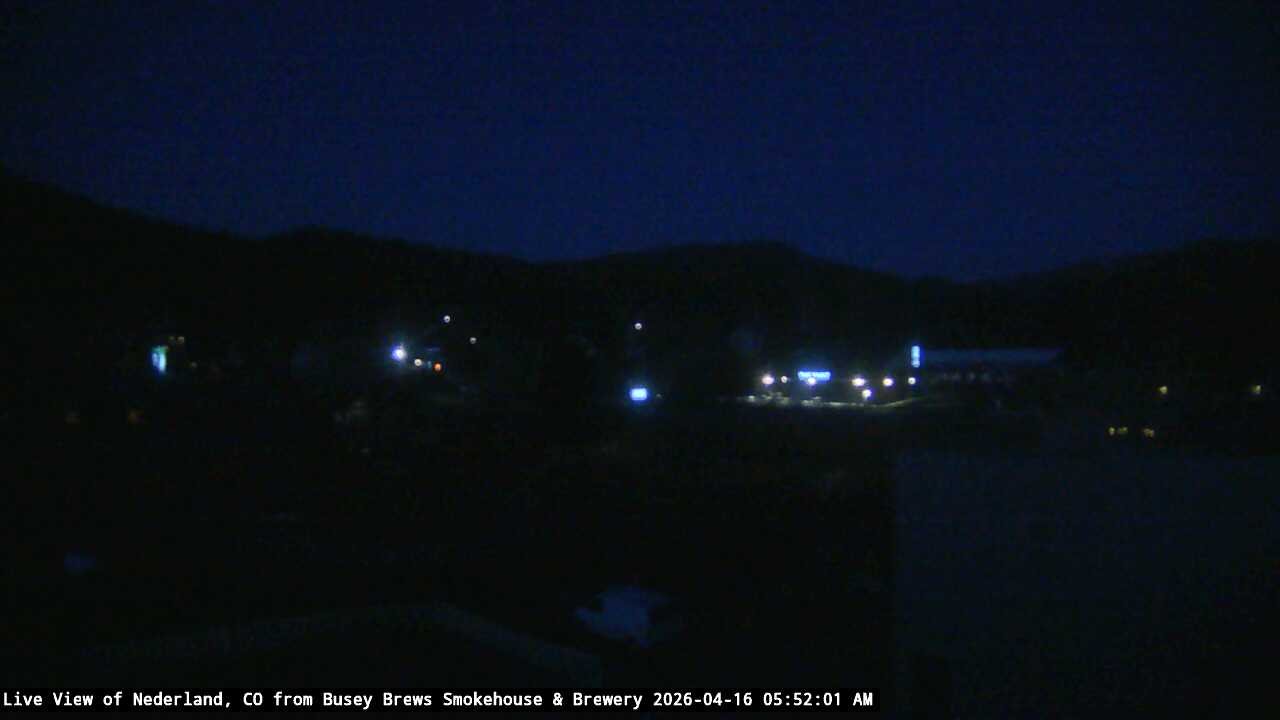 time-lapse frame, Busey Brews Nederland daily time lapse webcam