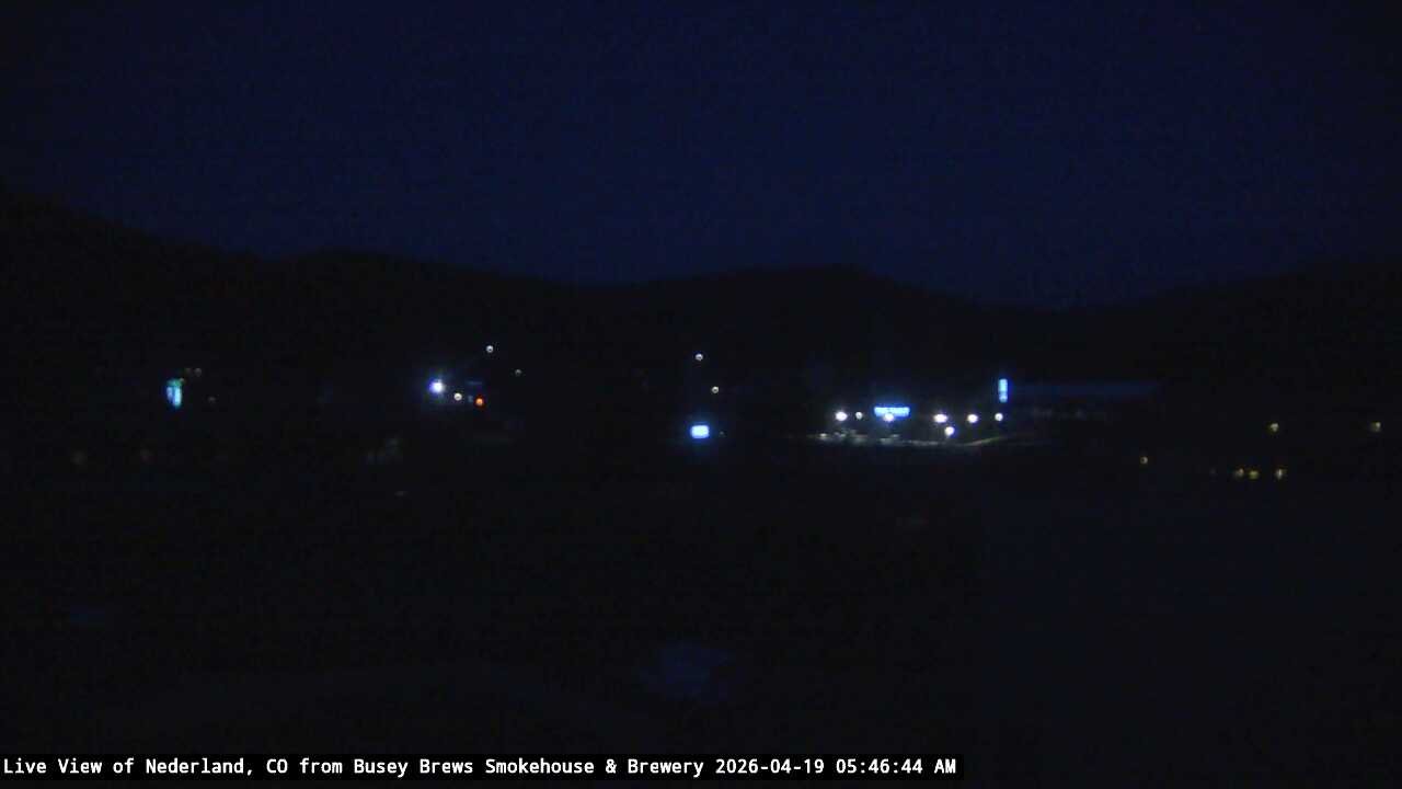 time-lapse frame, Busey Brews Nederland daily time lapse webcam