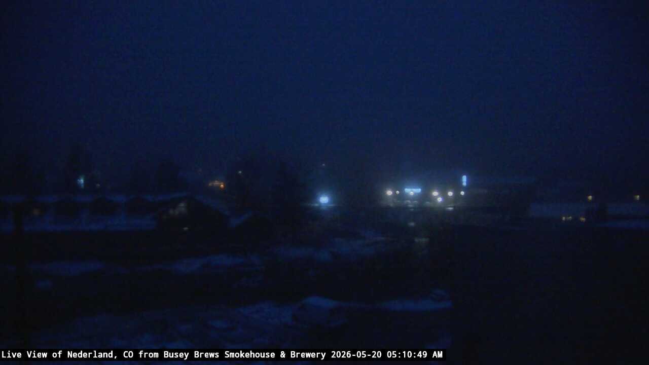 time-lapse frame, Busey Brews Nederland daily time lapse webcam