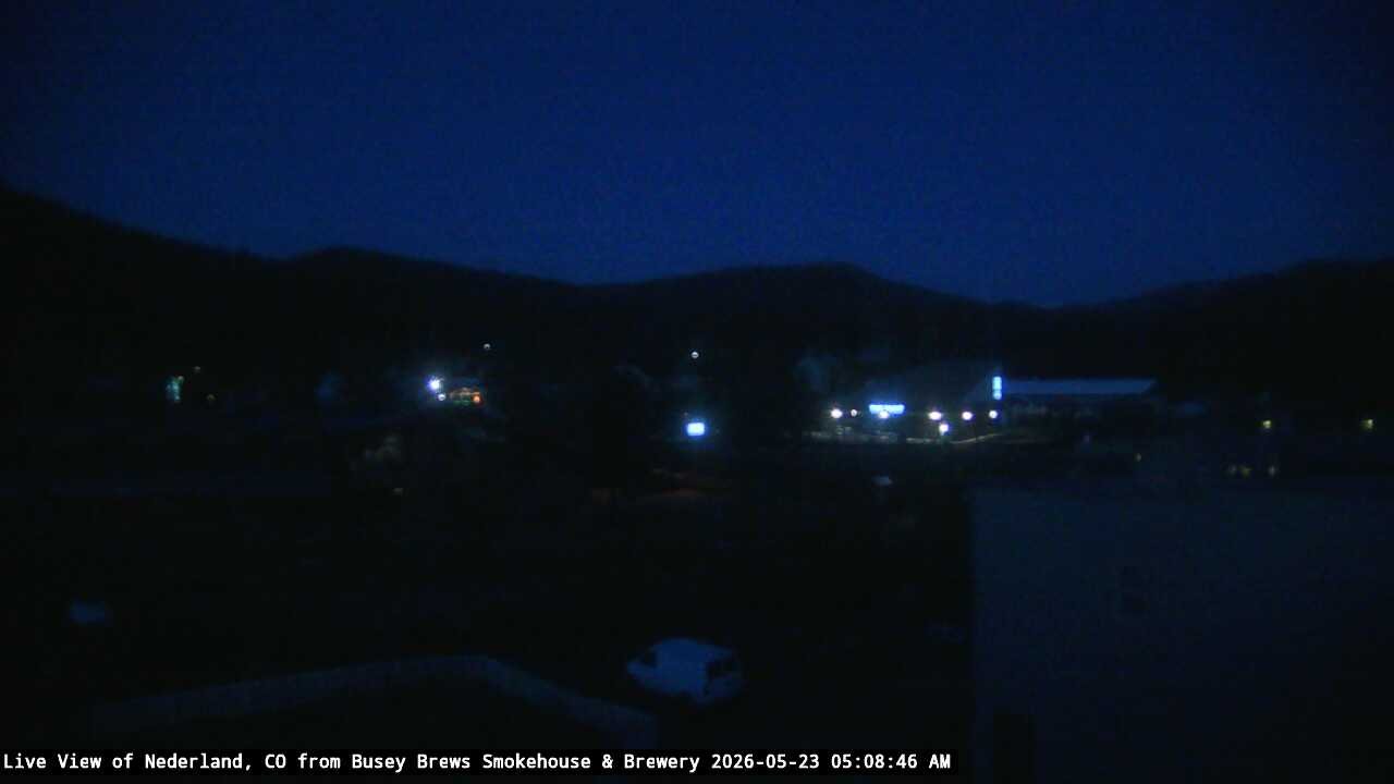 time-lapse frame, Busey Brews Nederland daily time lapse webcam