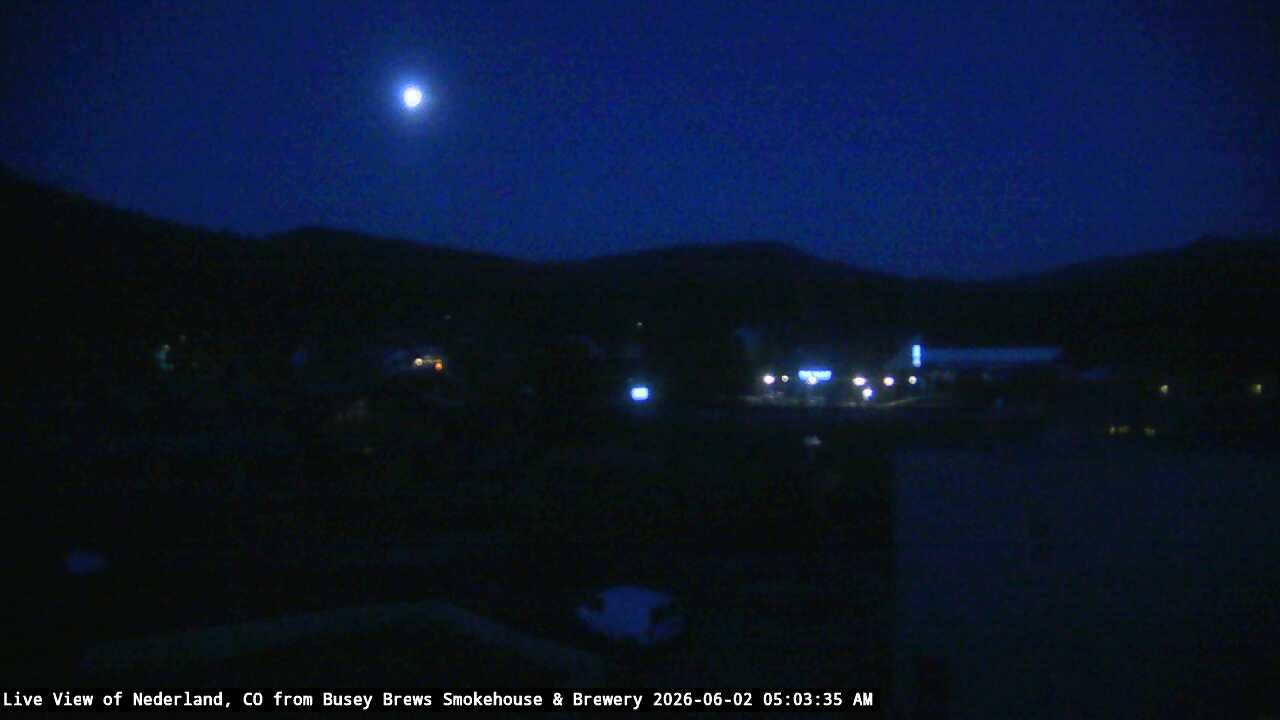 time-lapse frame, Busey Brews Nederland daily time lapse webcam