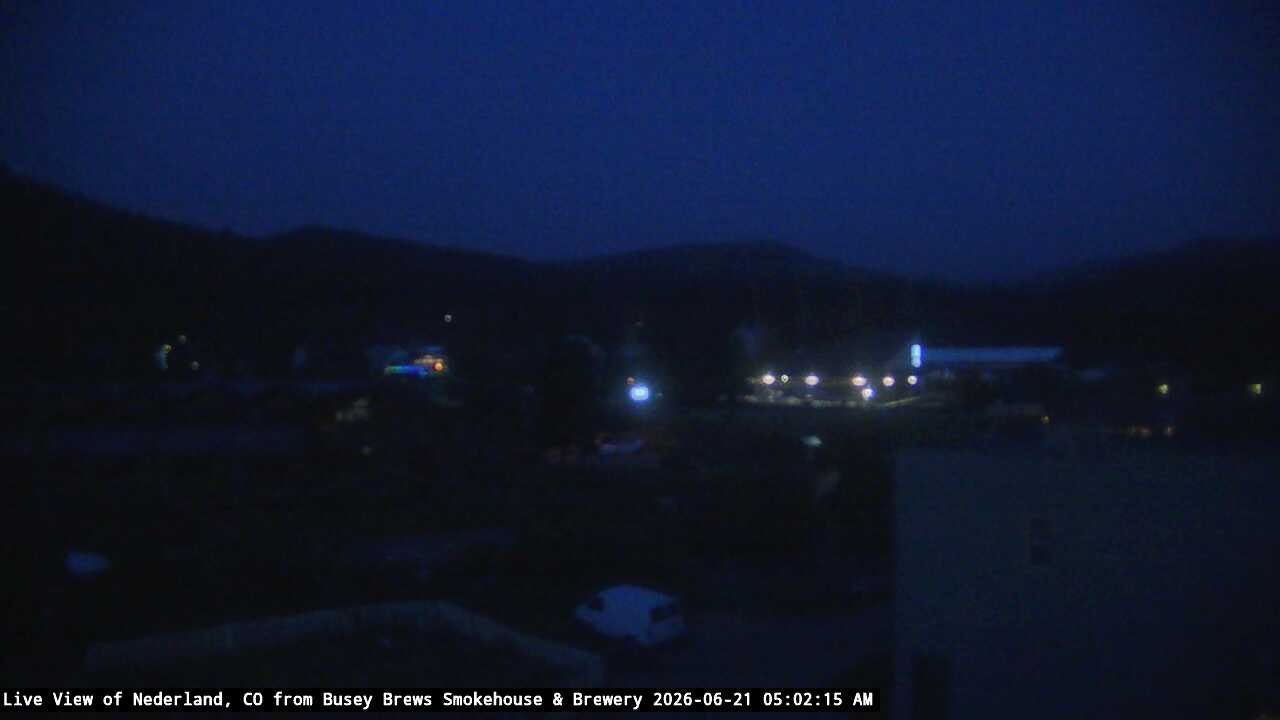 time-lapse frame, Busey Brews Nederland daily time lapse webcam