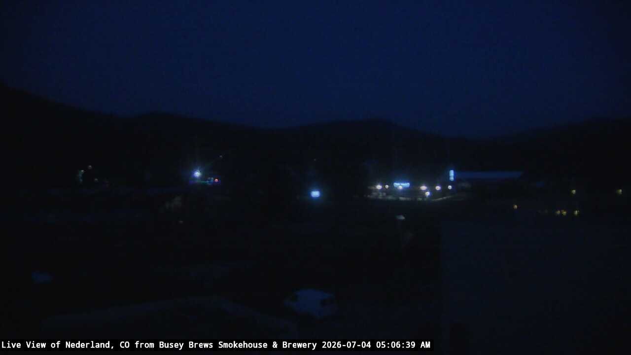 time-lapse frame, Busey Brews Nederland daily time lapse webcam