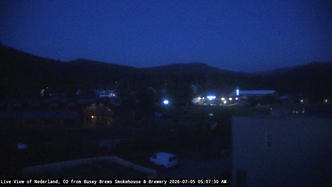 time-lapse frame, Busey Brews Nederland daily time lapse webcam