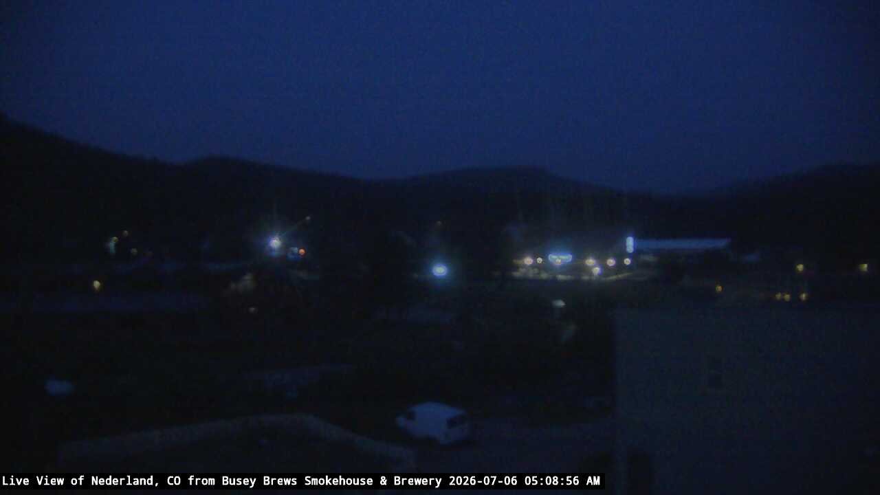 time-lapse frame, Busey Brews Nederland daily time lapse webcam