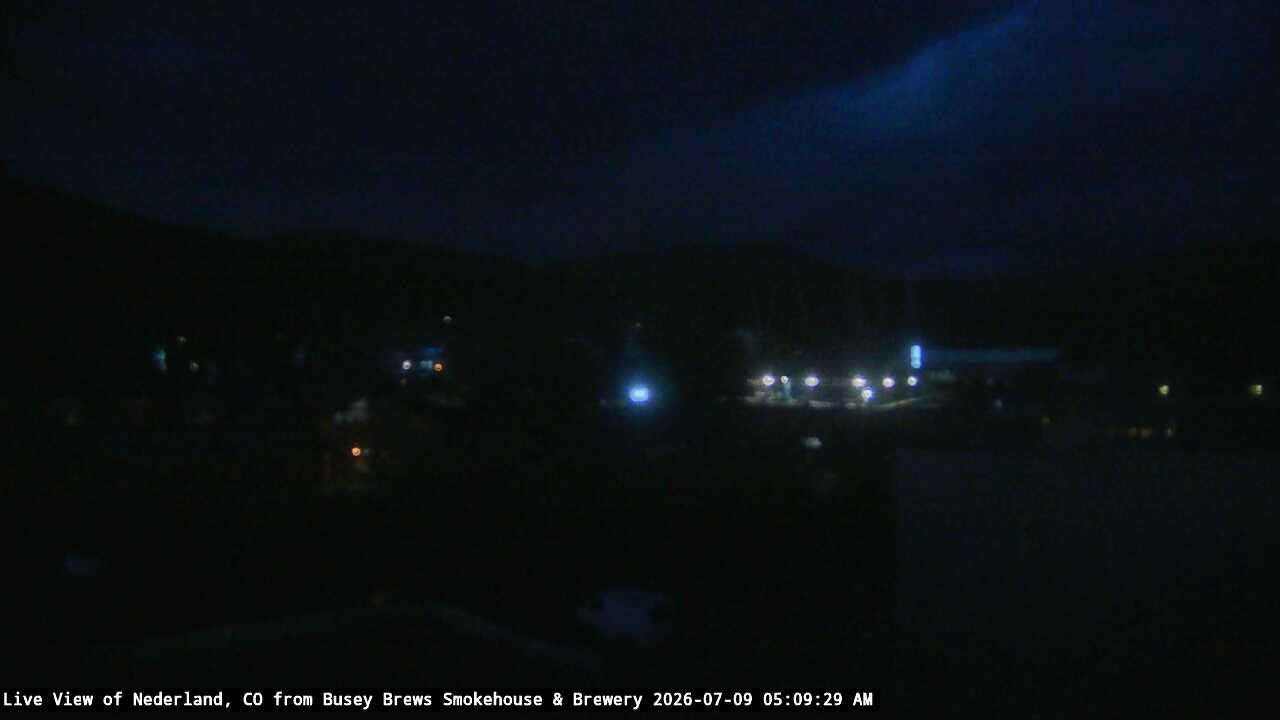 time-lapse frame, Busey Brews Nederland daily time lapse webcam