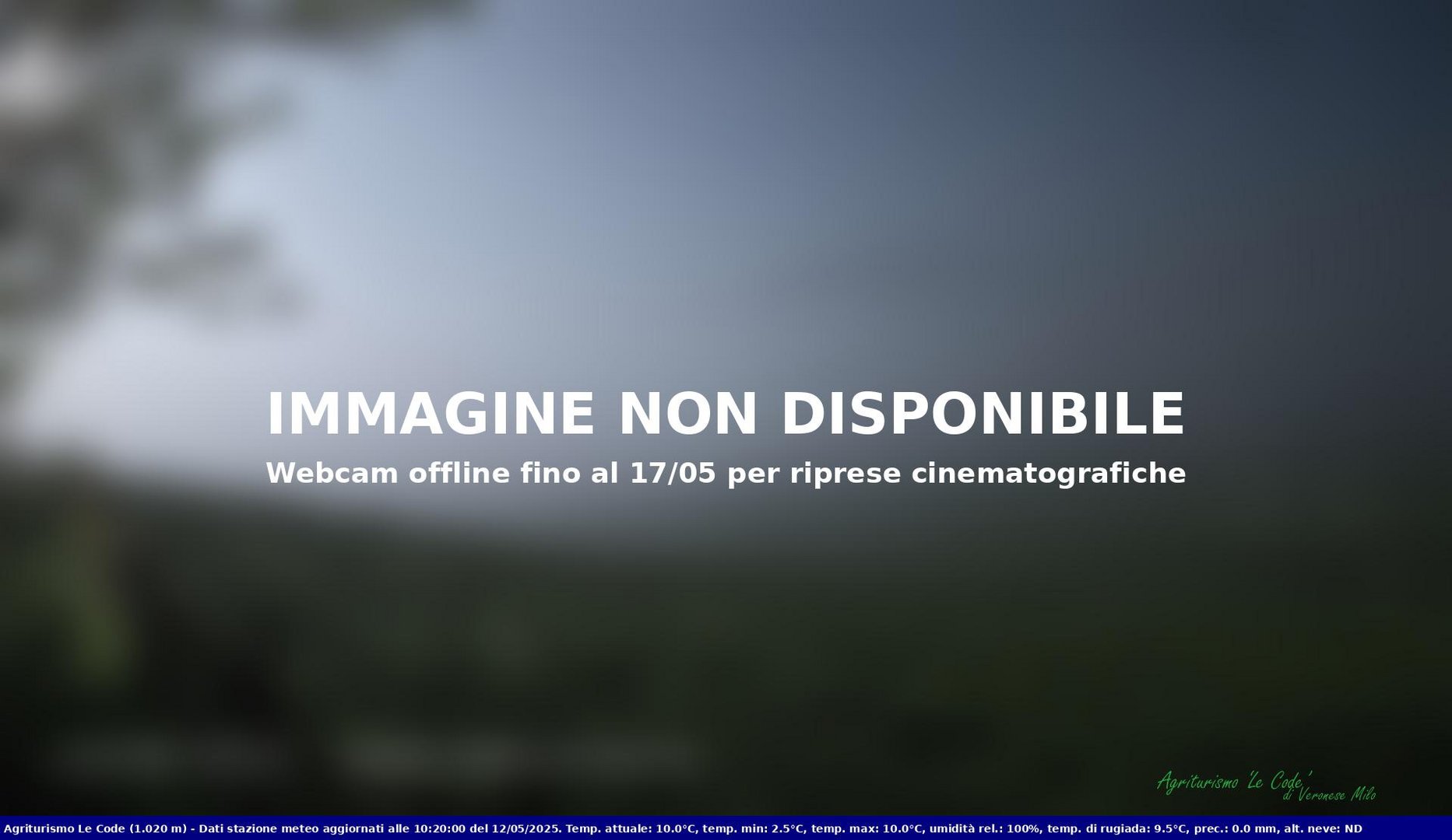 time-lapse frame, Webcam Cansiglio - verso la piana dei "Bech" webcam