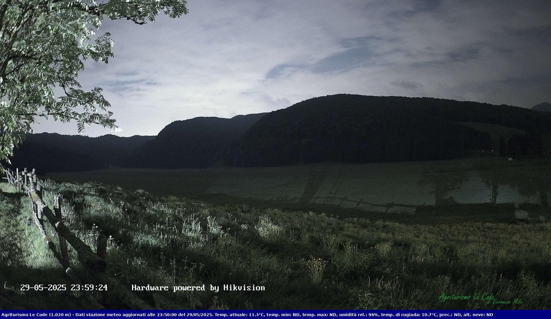 time-lapse frame, Webcam Cansiglio - verso la piana dei "Bech" webcam
