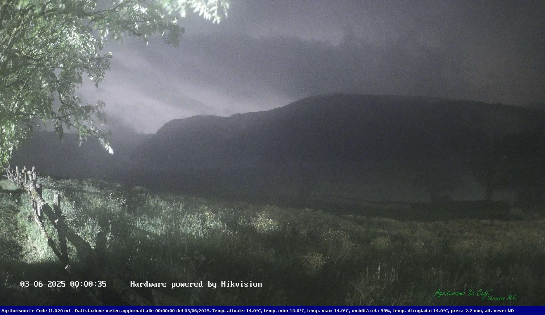 time-lapse frame, Webcam Cansiglio - verso la piana dei "Bech" webcam