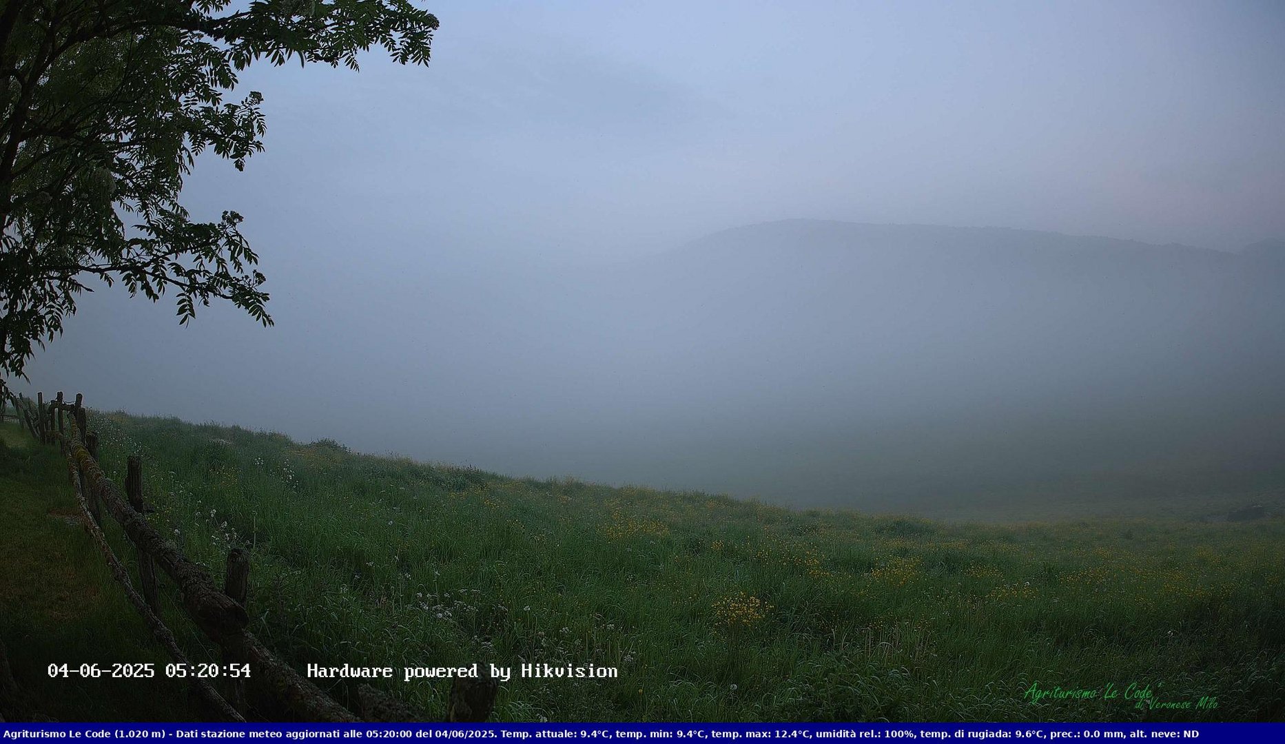 time-lapse frame, Webcam Cansiglio - verso la piana dei "Bech" webcam