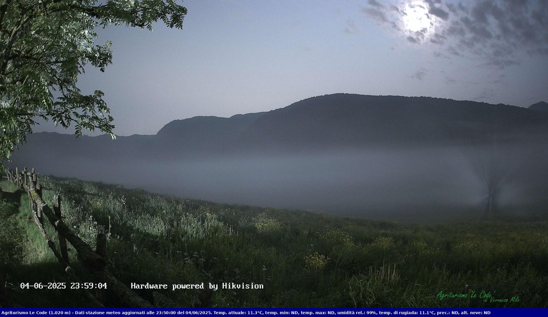 time-lapse frame, Webcam Cansiglio - verso la piana dei "Bech" webcam