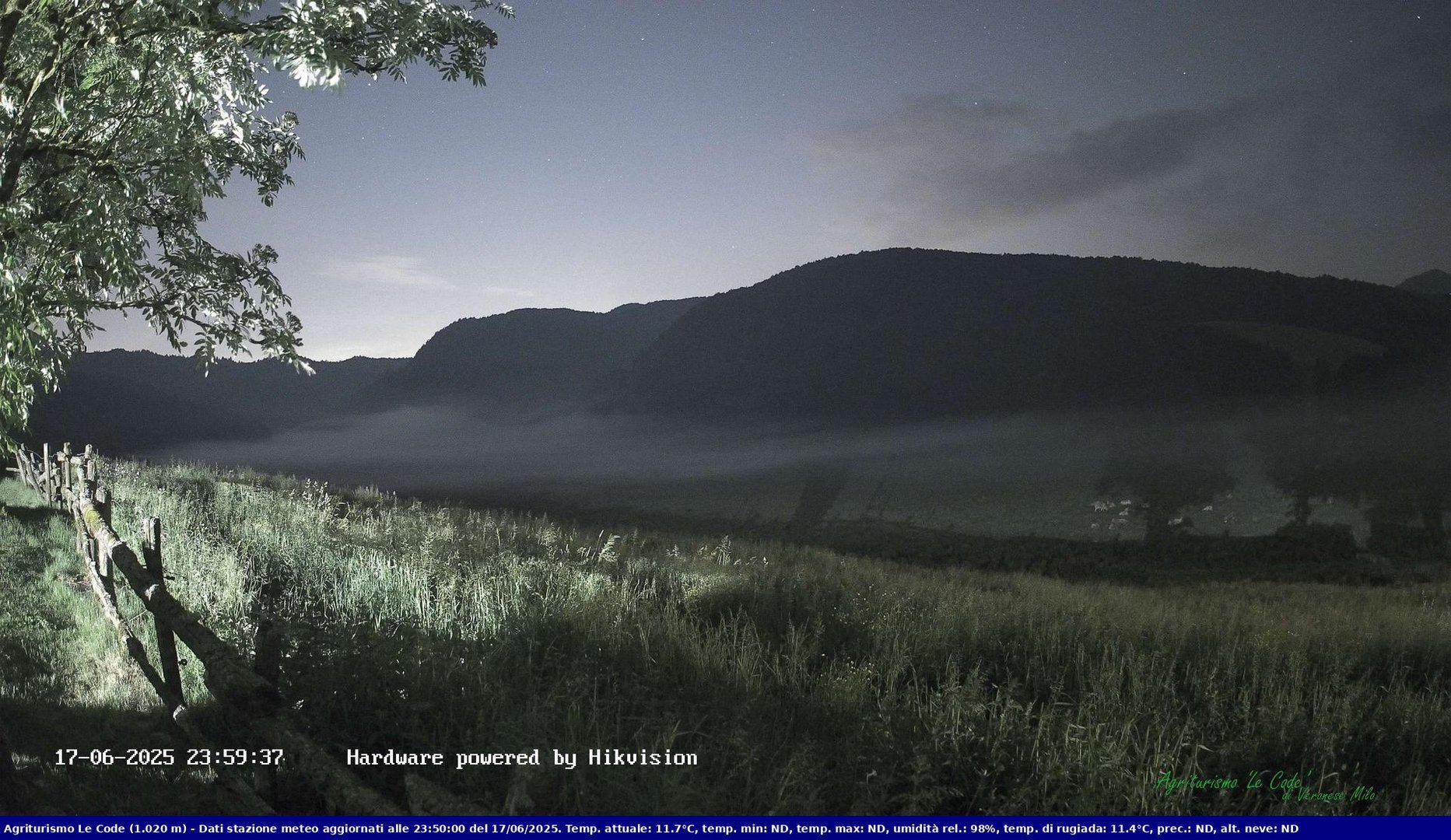 time-lapse frame, Webcam Cansiglio - verso la piana dei "Bech" webcam