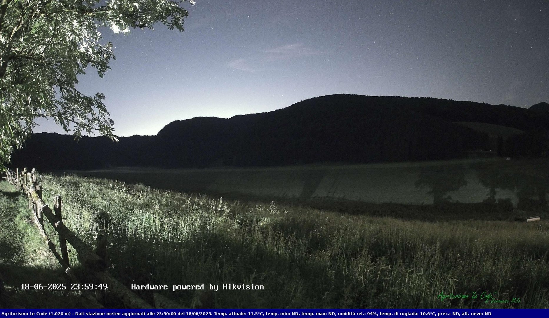 time-lapse frame, Webcam Cansiglio - verso la piana dei "Bech" webcam