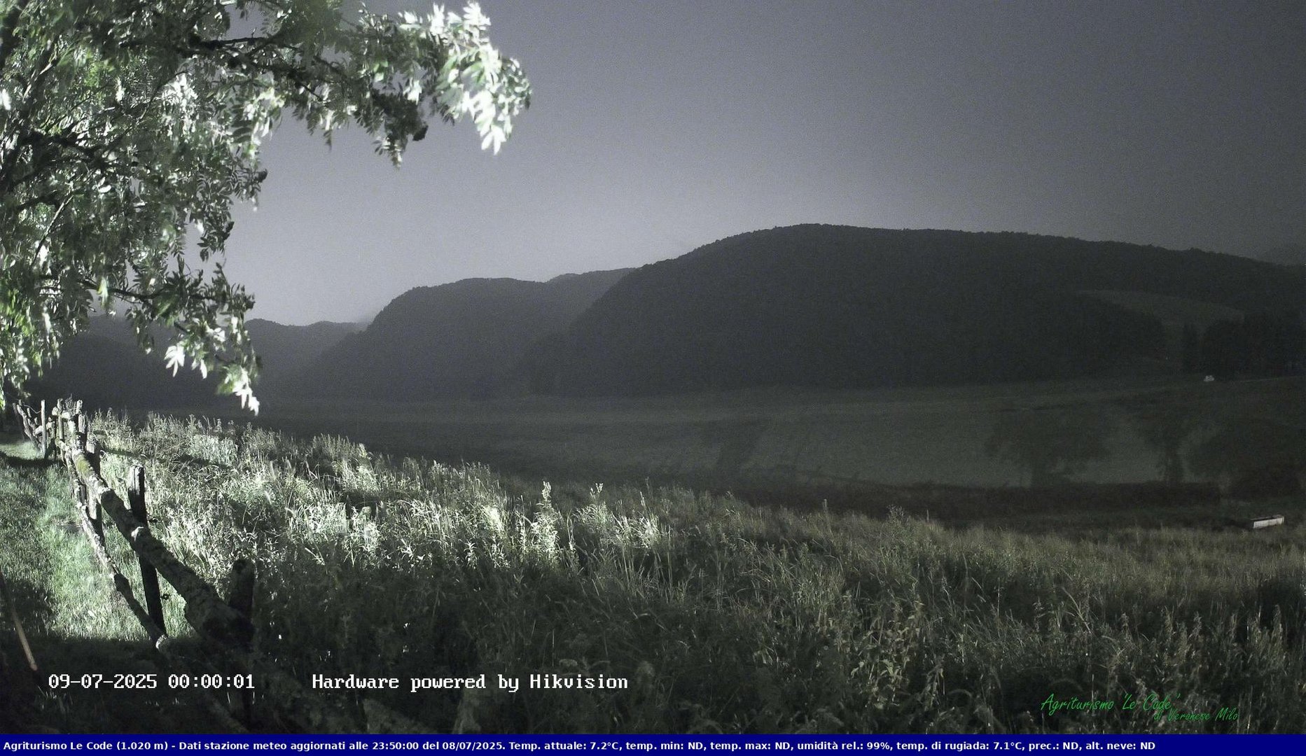 time-lapse frame, Webcam Cansiglio - verso la piana dei "Bech" webcam