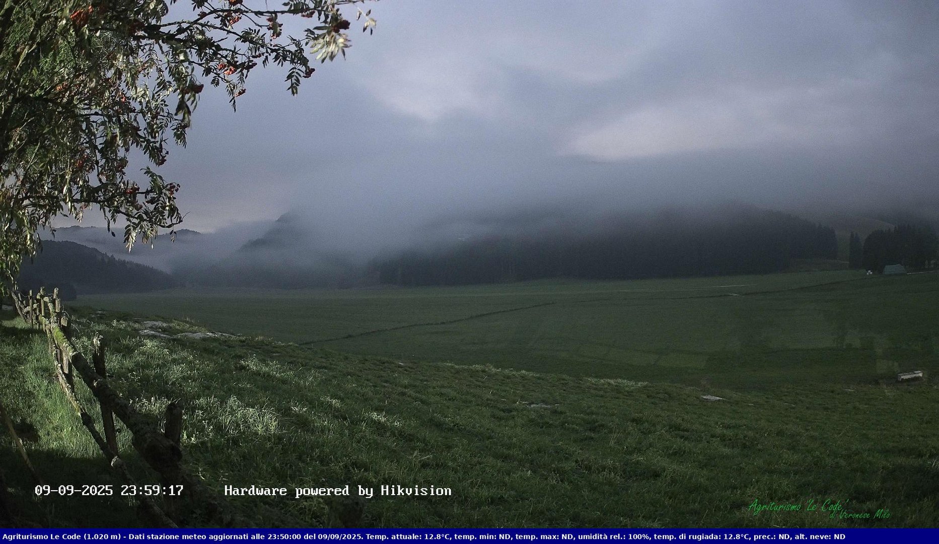 time-lapse frame, Webcam Cansiglio - verso la piana dei "Bech" webcam