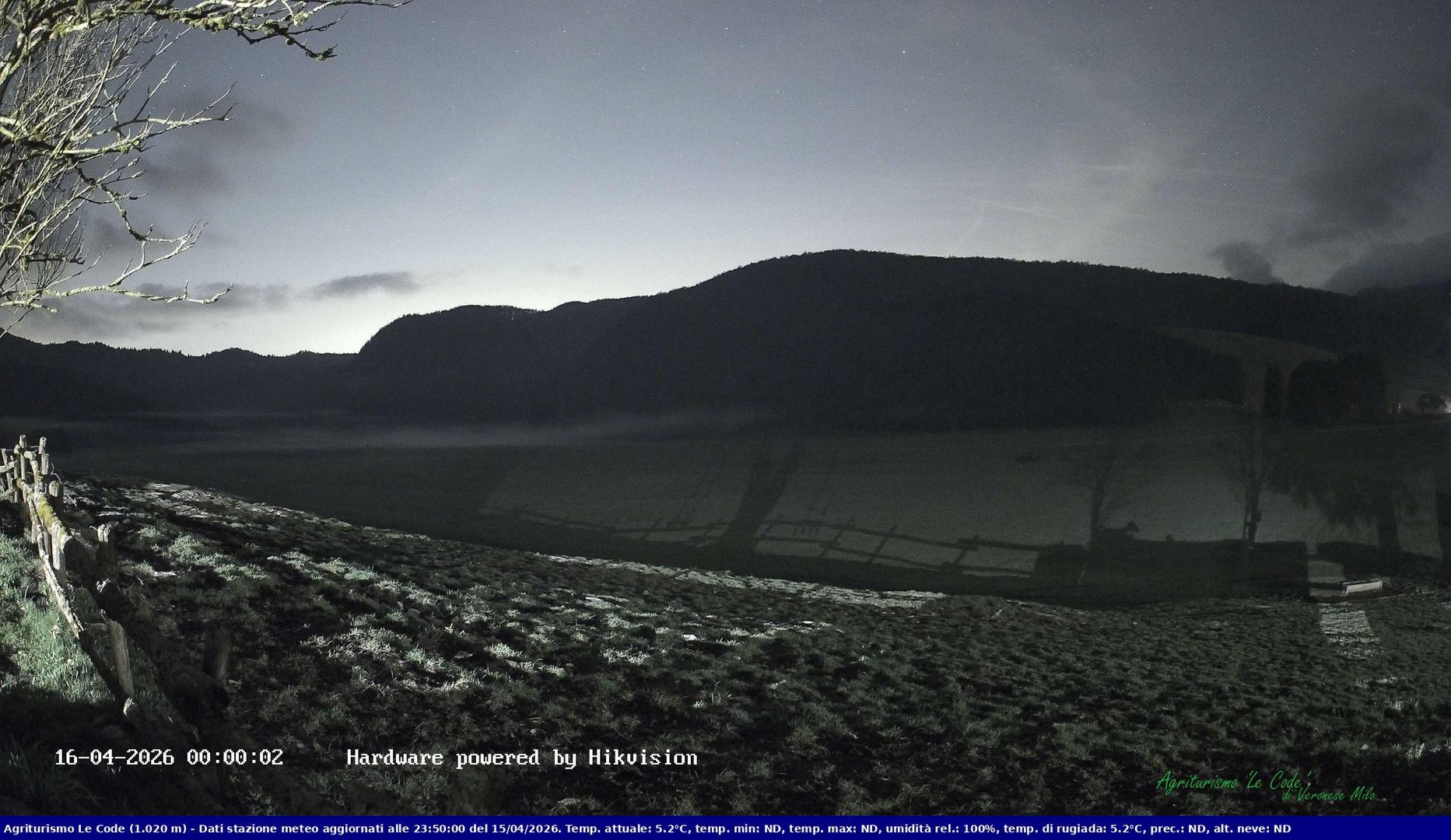 time-lapse frame, Webcam Cansiglio - verso la piana dei "Bech" webcam