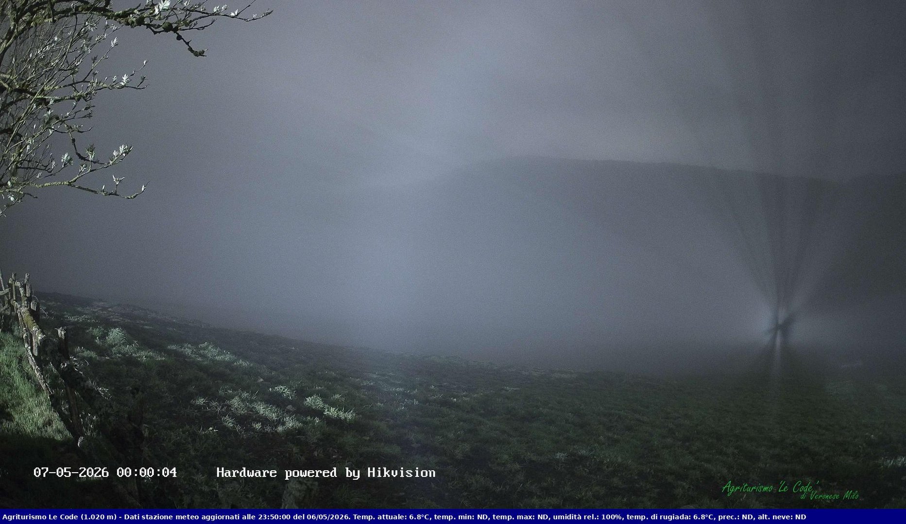 time-lapse frame, Webcam Cansiglio - verso la piana dei "Bech" webcam