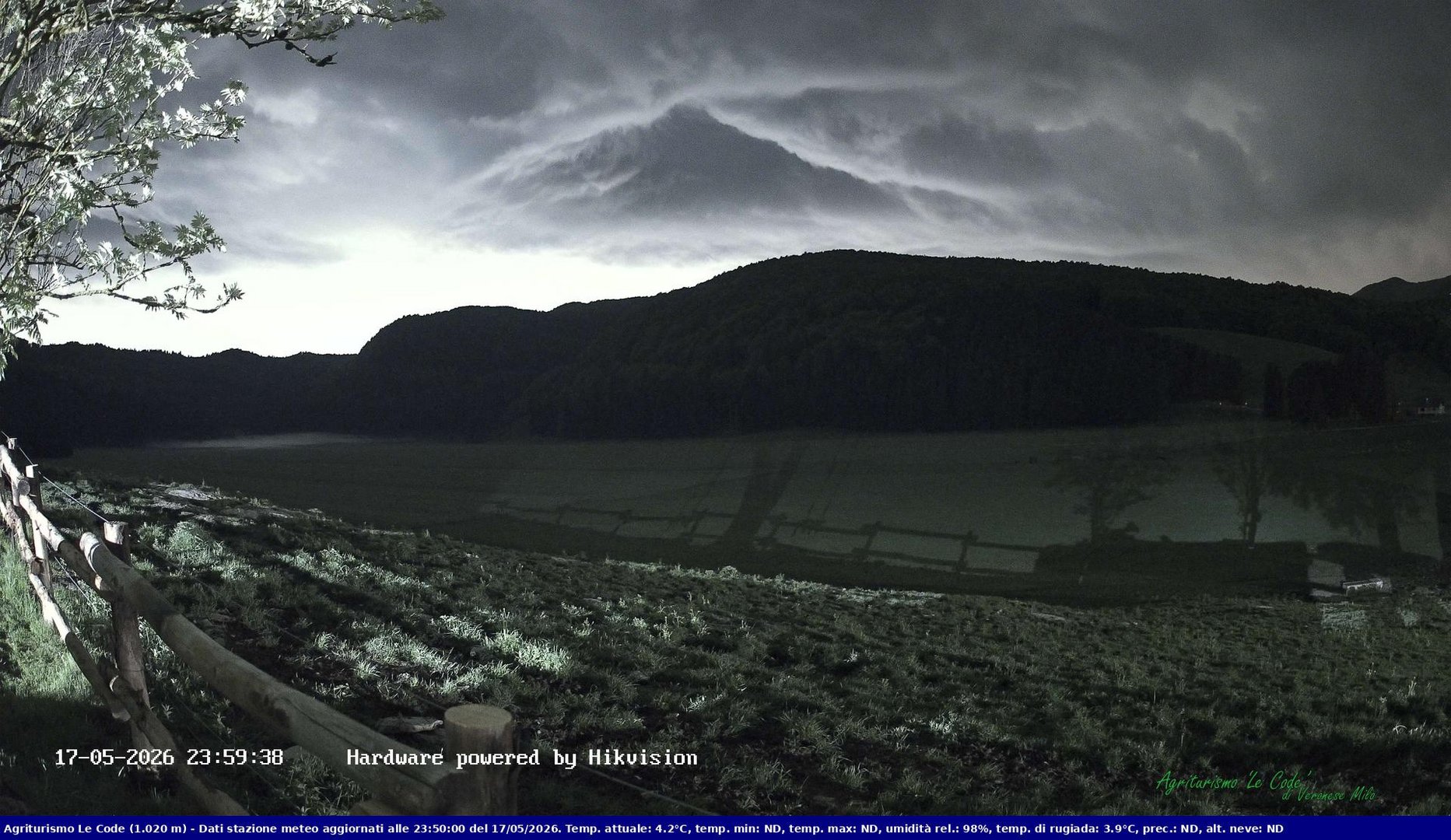 time-lapse frame, Webcam Cansiglio - verso la piana dei "Bech" webcam