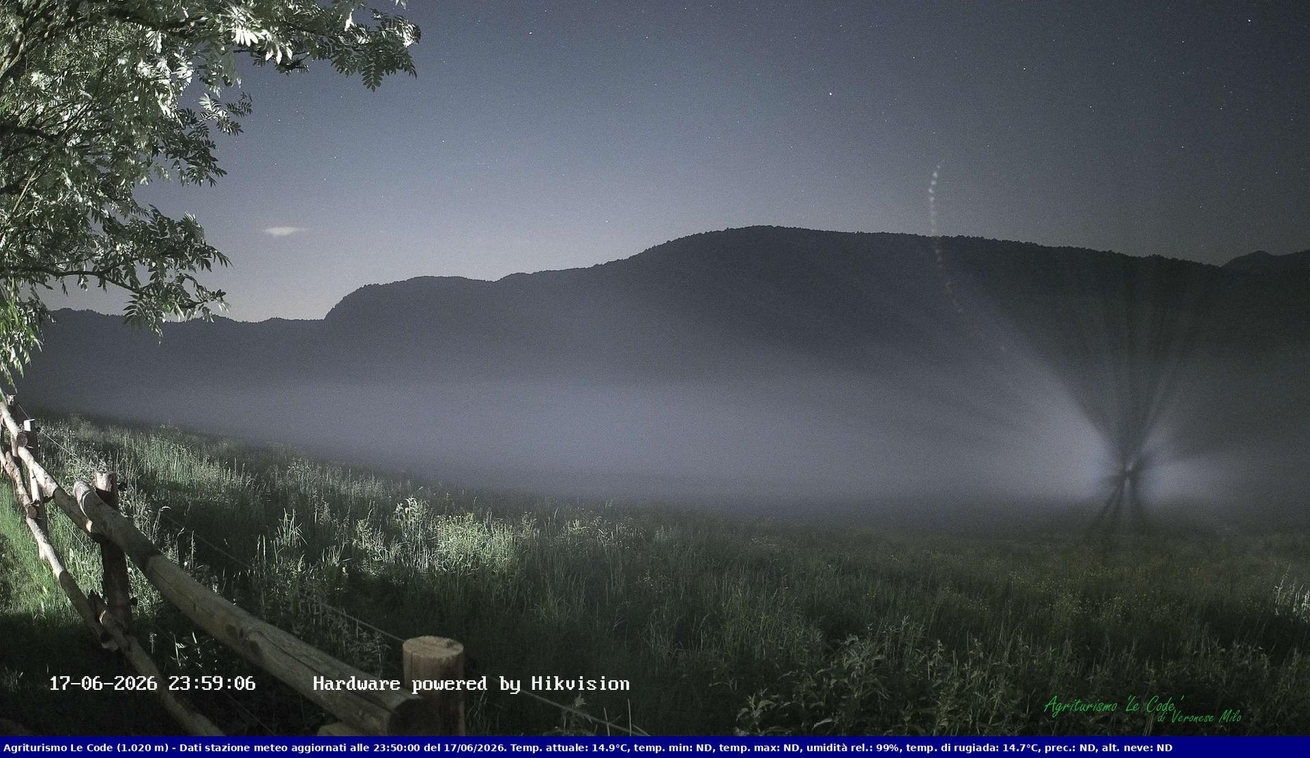time-lapse frame, Webcam Cansiglio - verso la piana dei "Bech" webcam