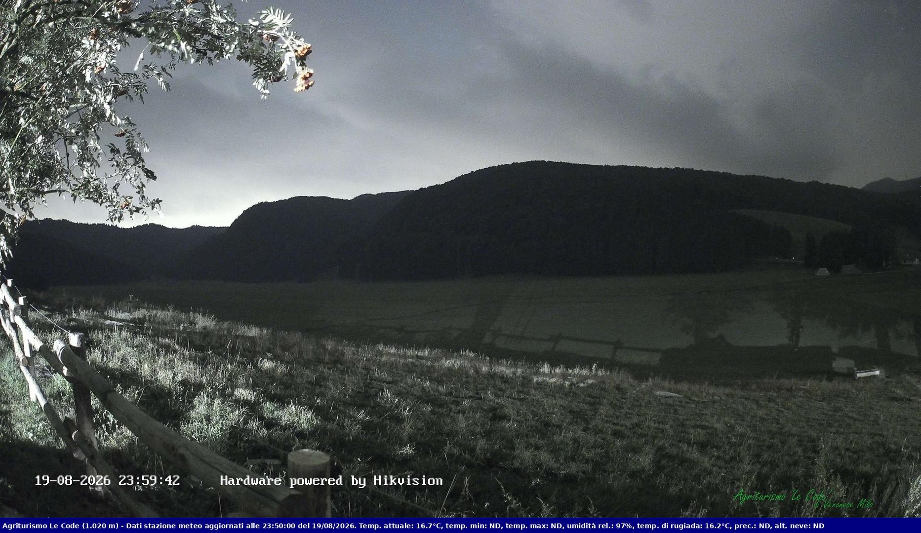 time-lapse frame, Webcam Cansiglio - verso la piana dei "Bech" webcam