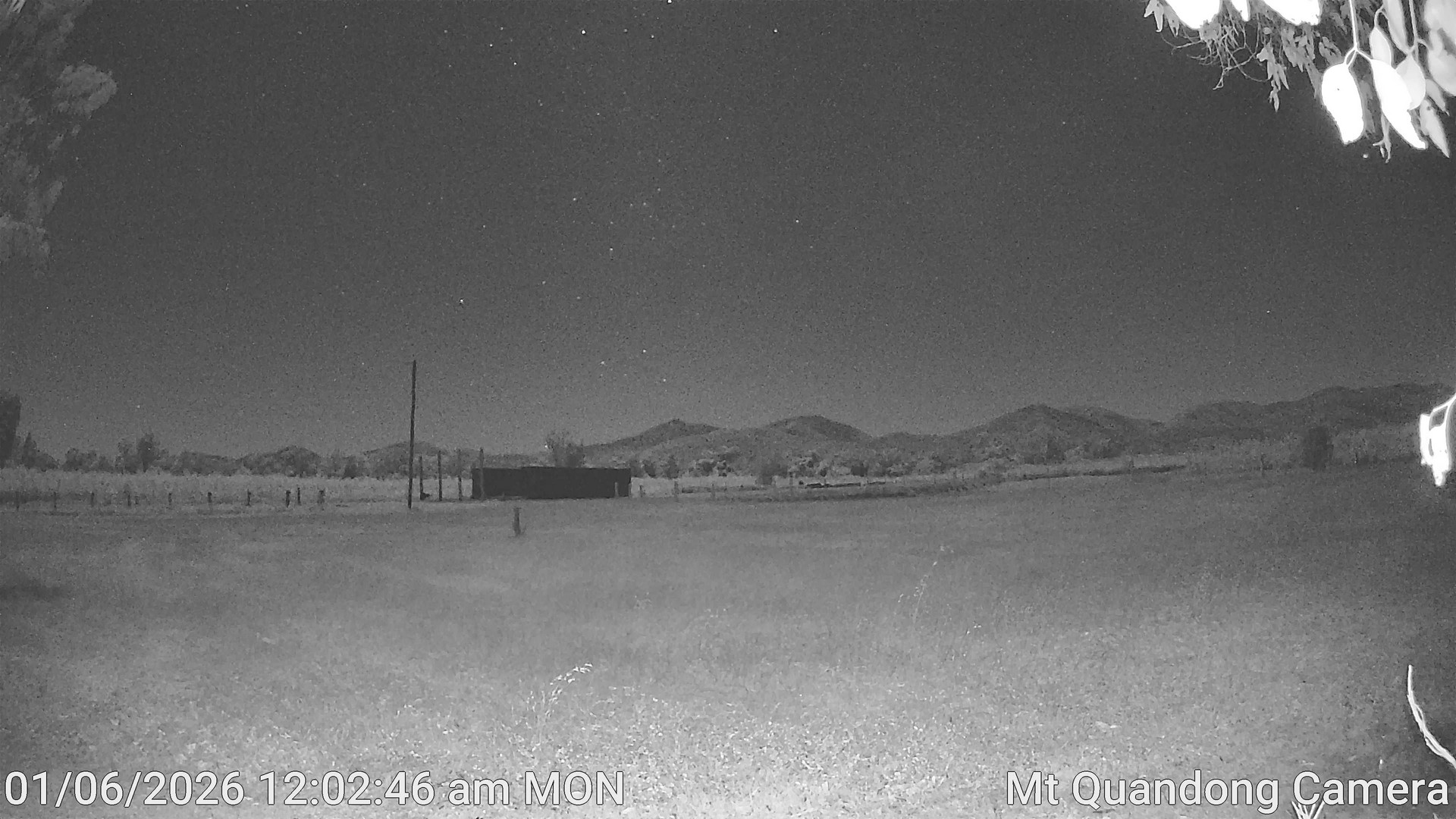 time-lapse frame, Mt Quandong Camera webcam