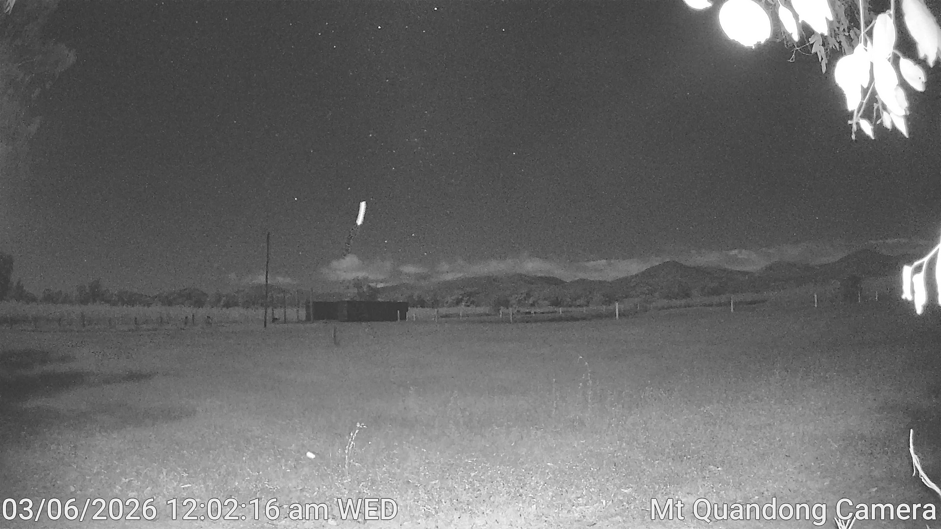 time-lapse frame, Mt Quandong Camera webcam
