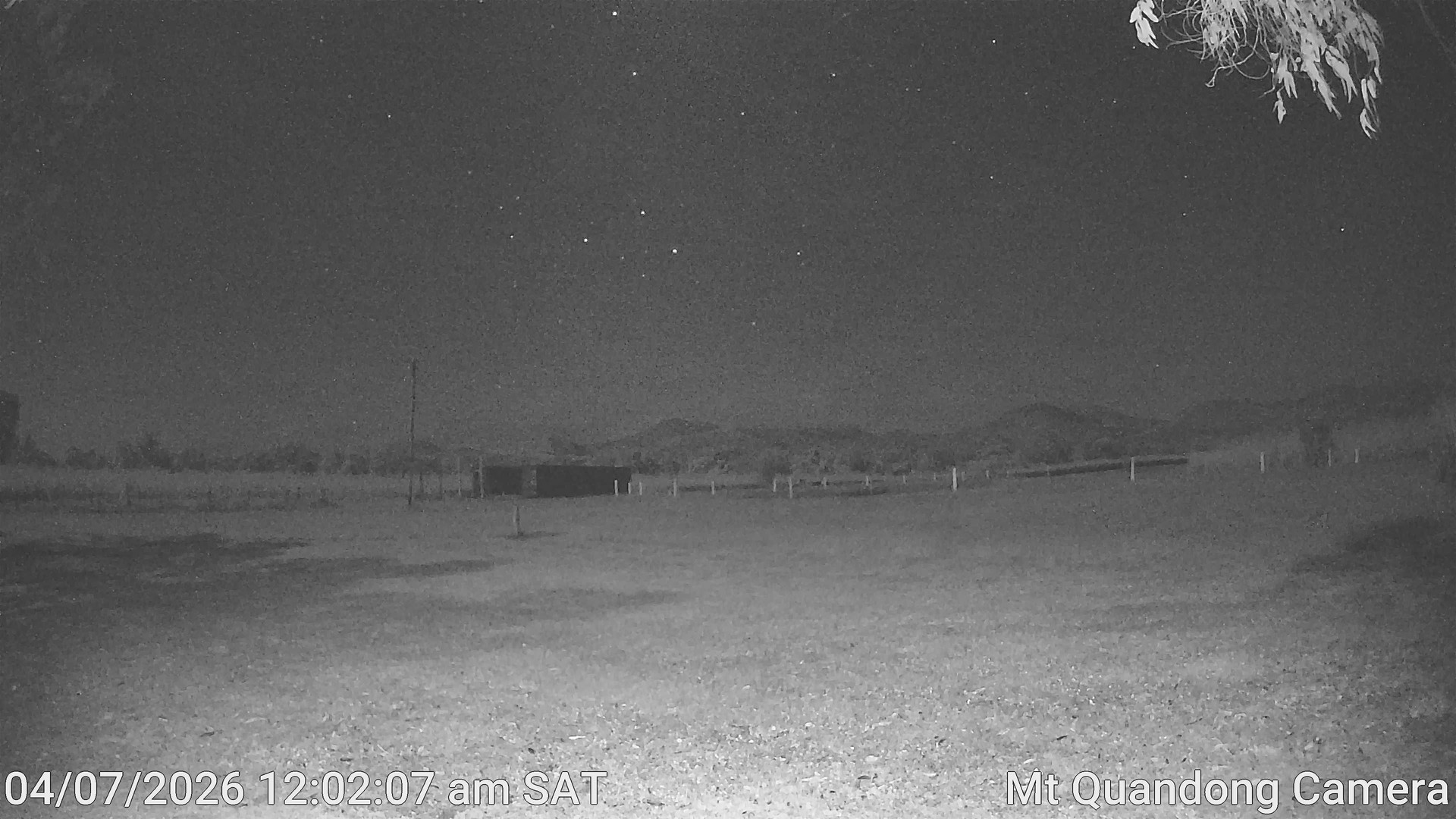 time-lapse frame, Mt Quandong Camera webcam