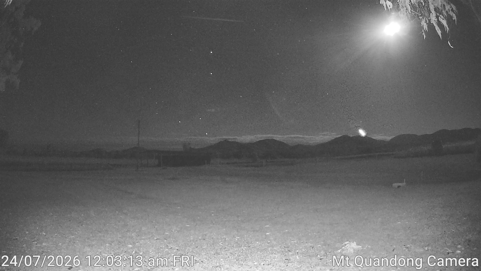 time-lapse frame, Mt Quandong Camera webcam