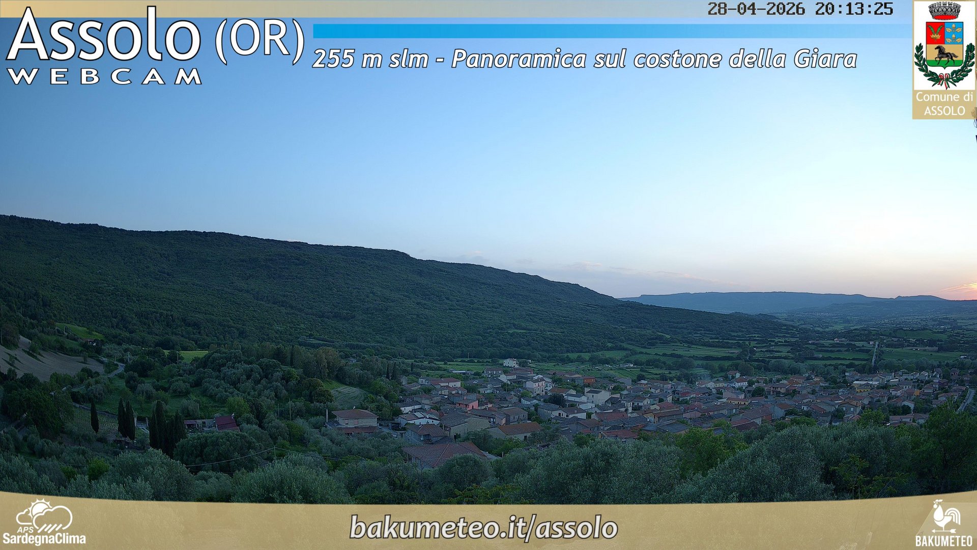 time-lapse frame, Assolo webcam