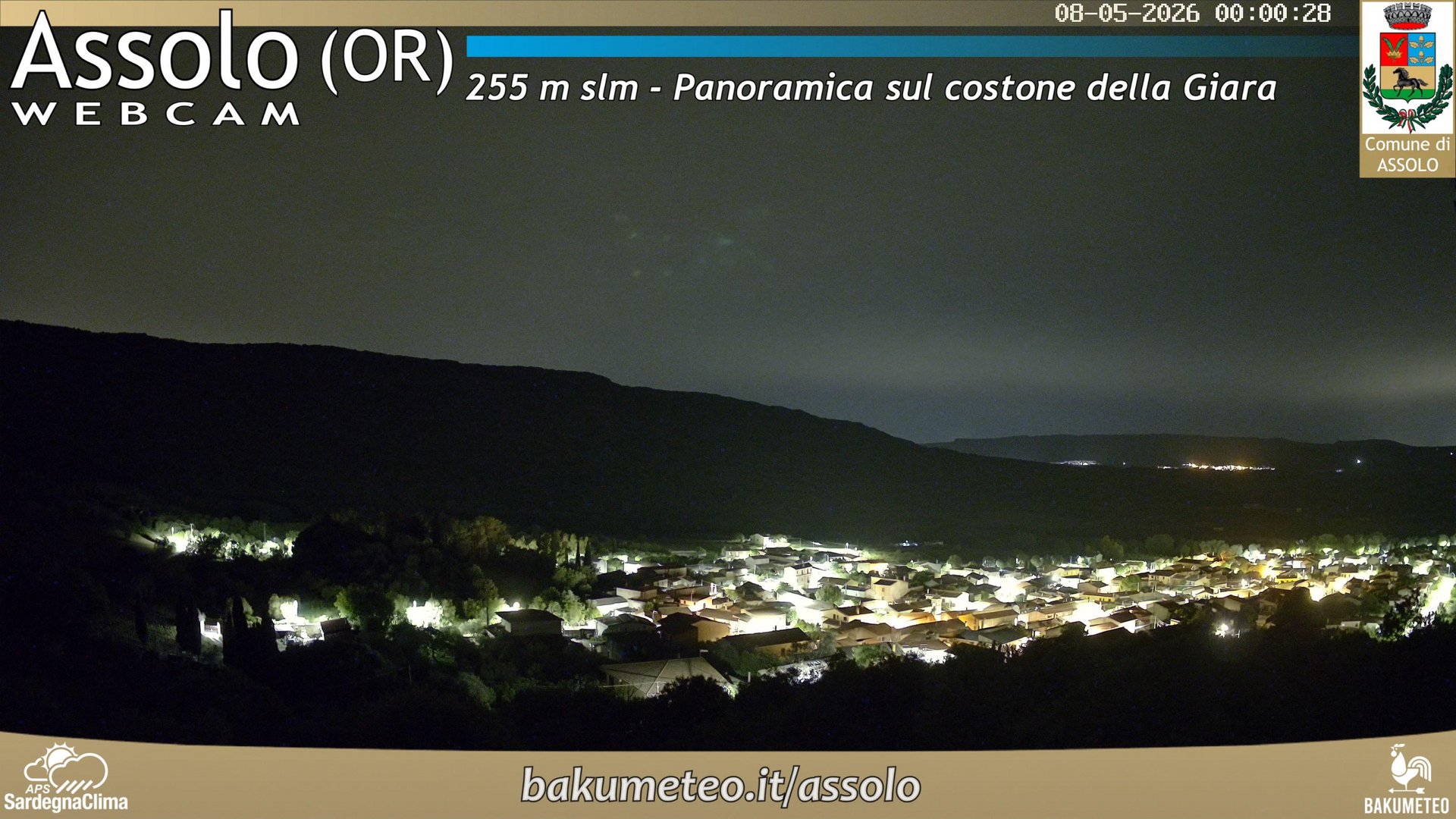 time-lapse frame, Assolo webcam