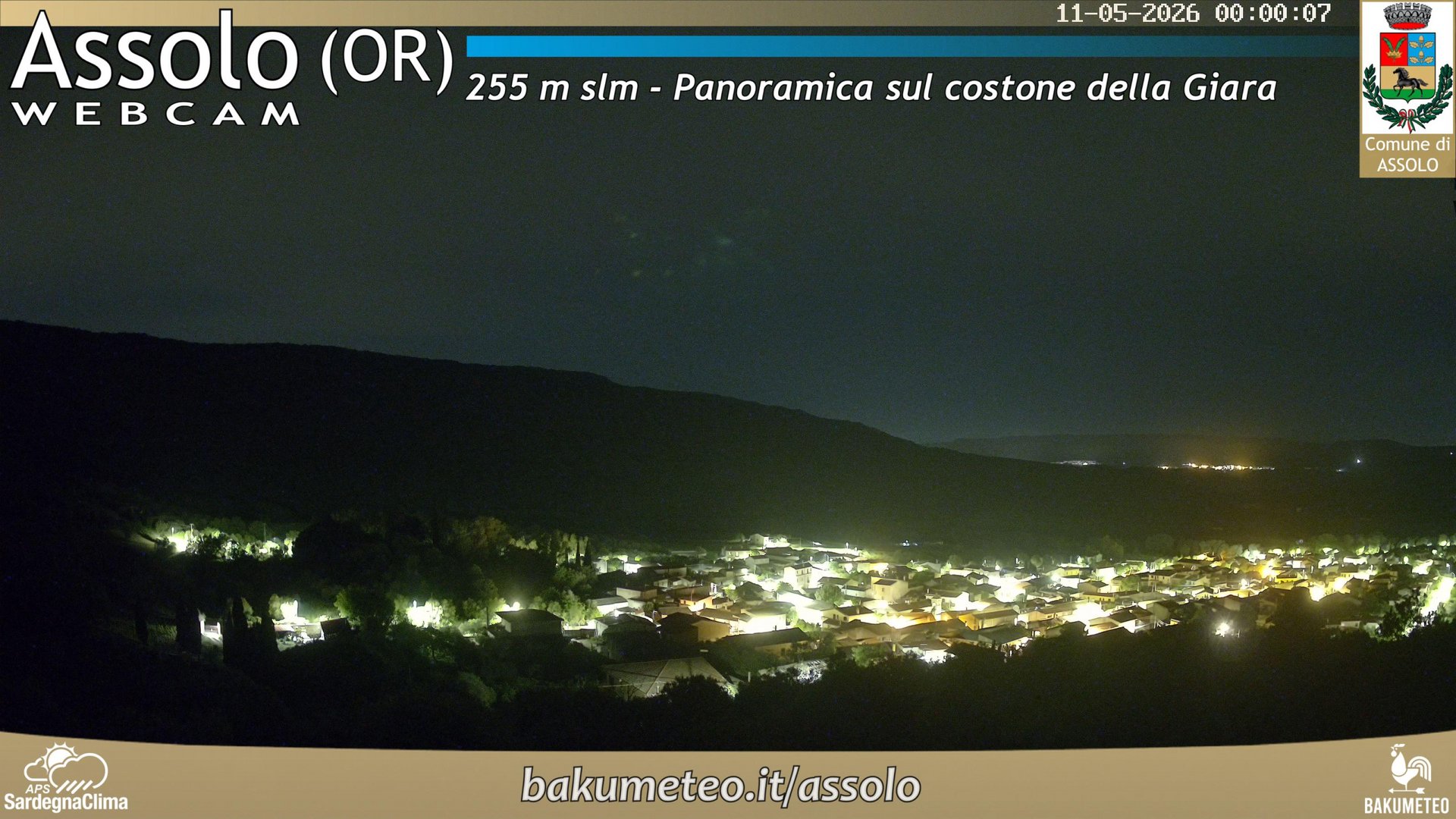 time-lapse frame, Assolo webcam
