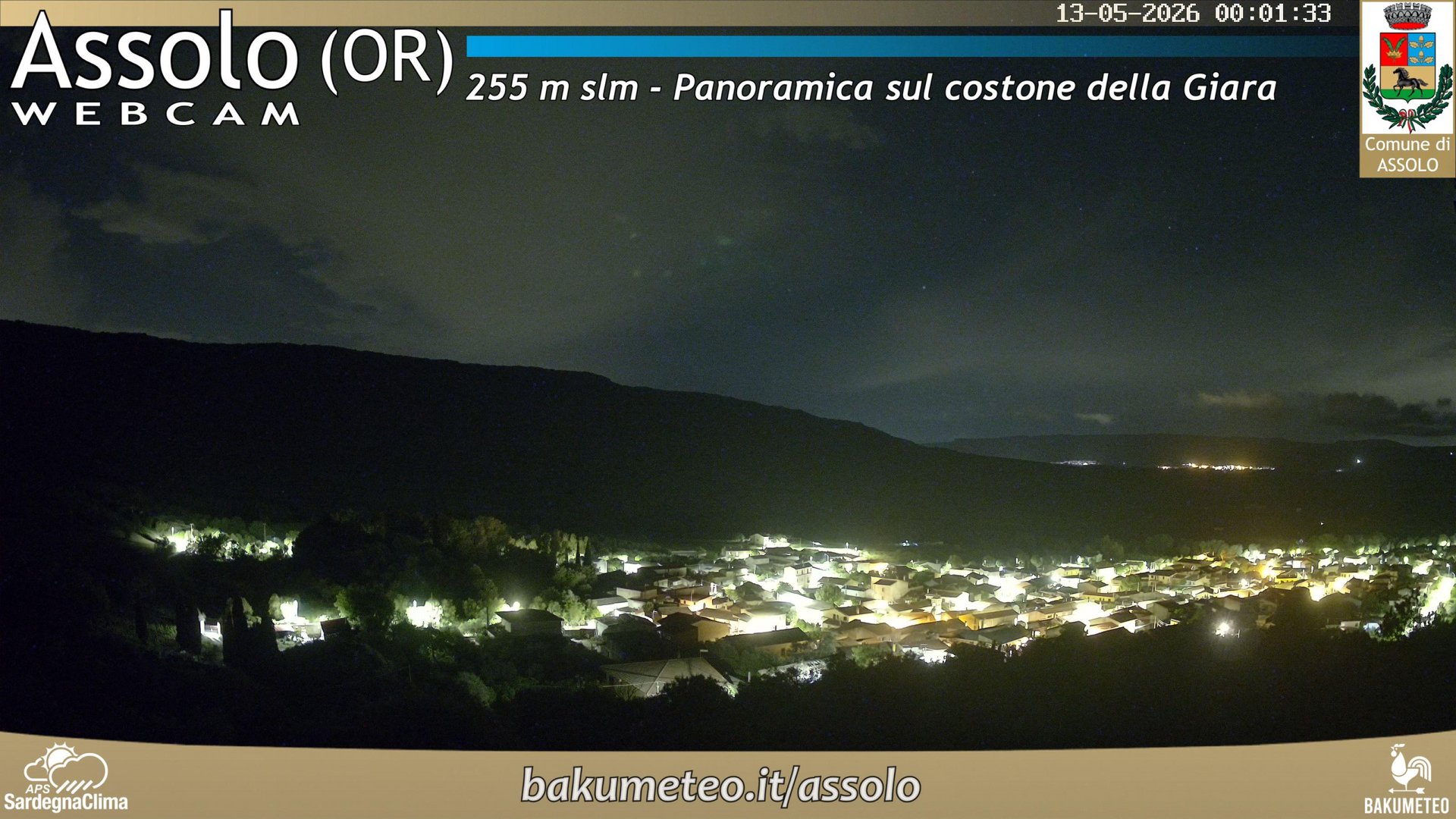 time-lapse frame, Assolo webcam