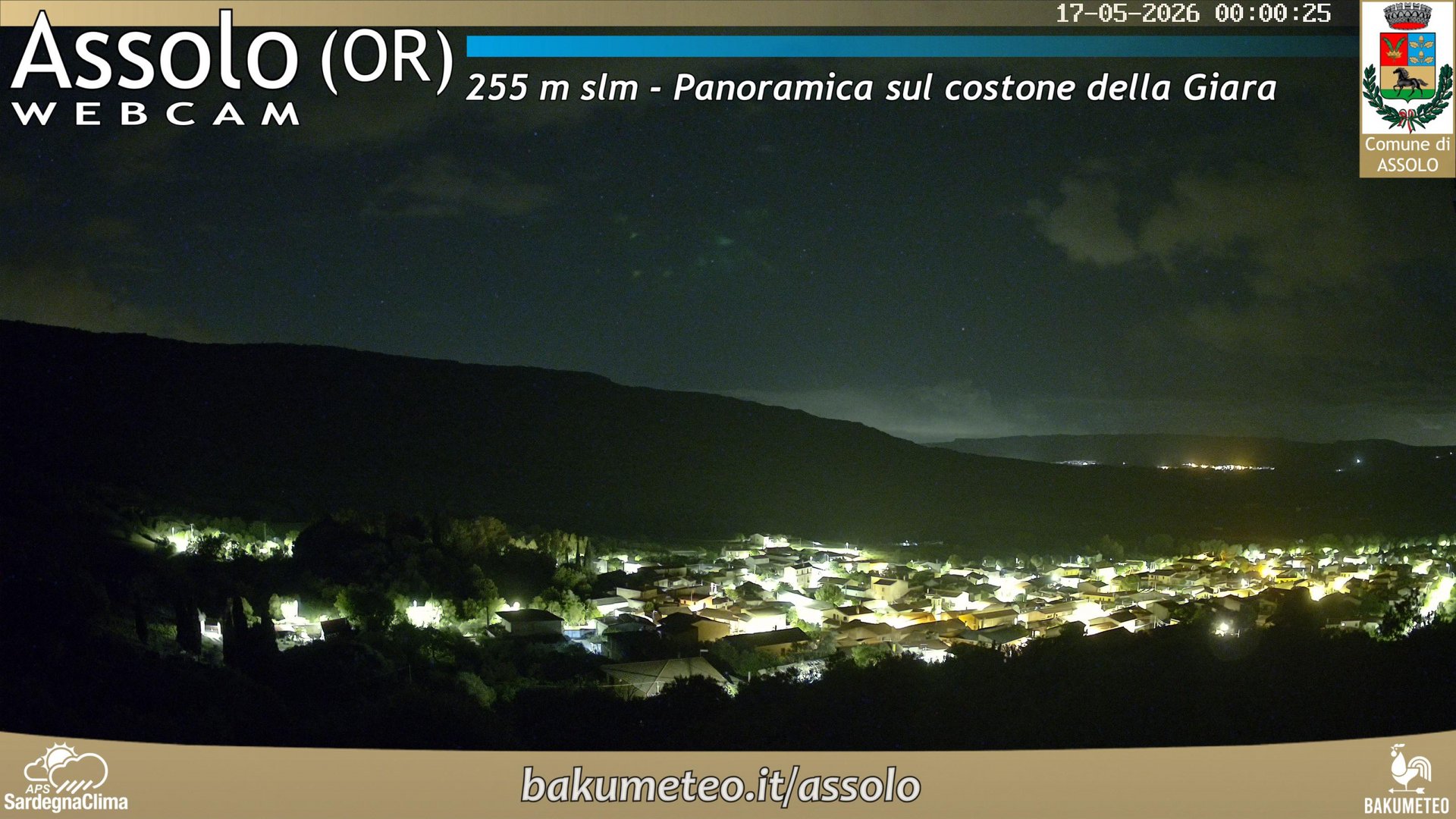 time-lapse frame, Assolo webcam