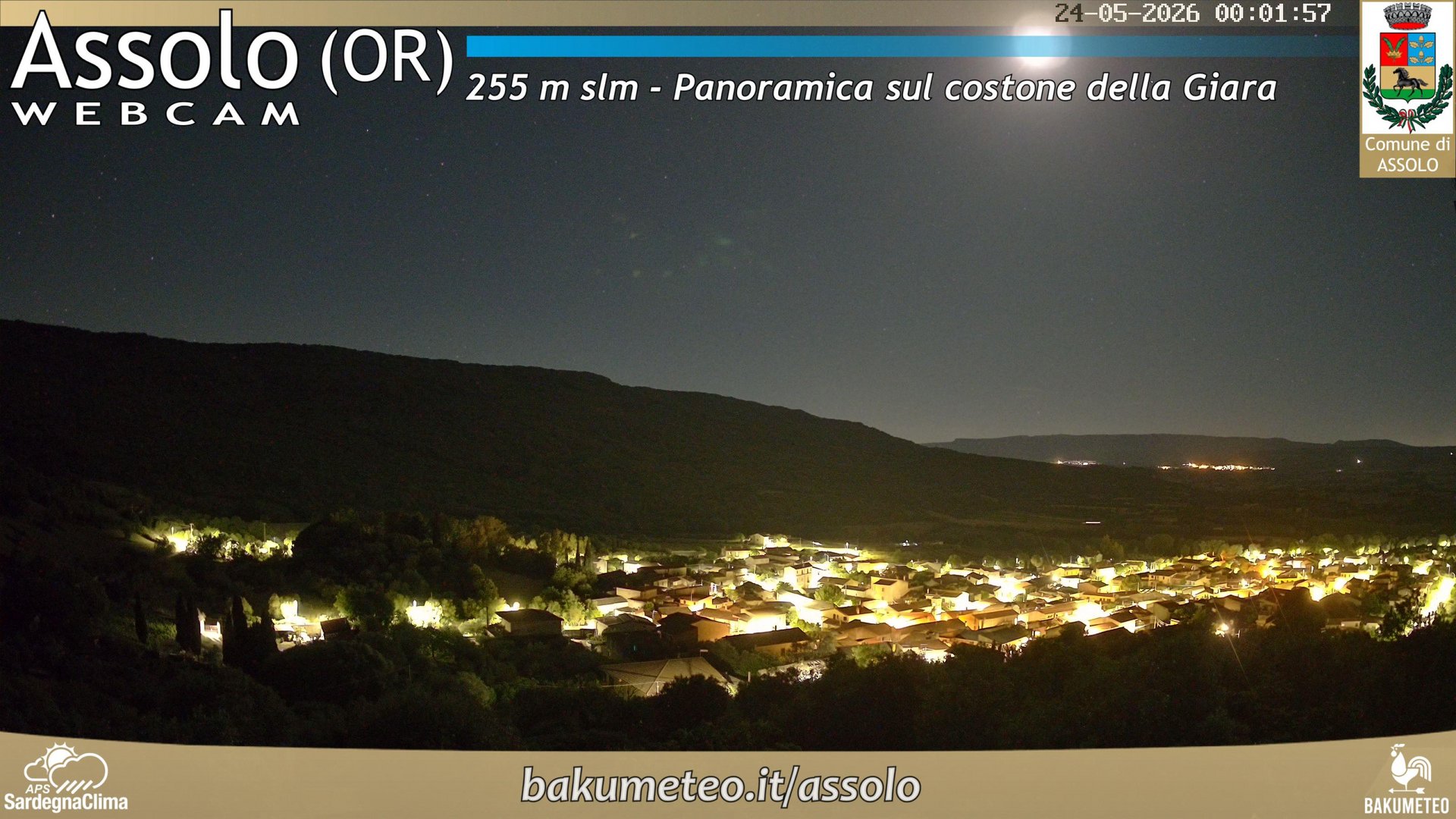 time-lapse frame, Assolo webcam