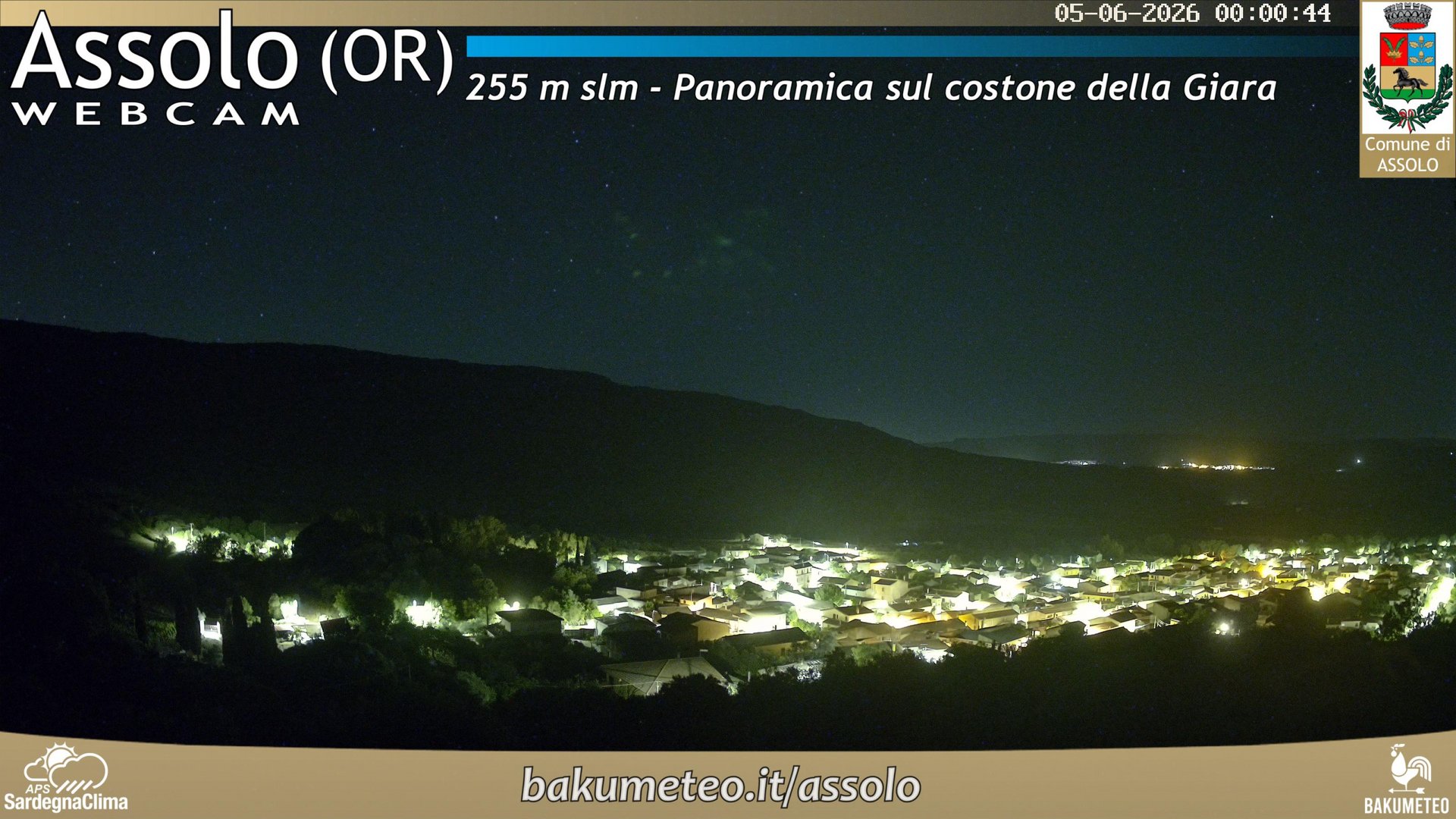 time-lapse frame, Assolo webcam