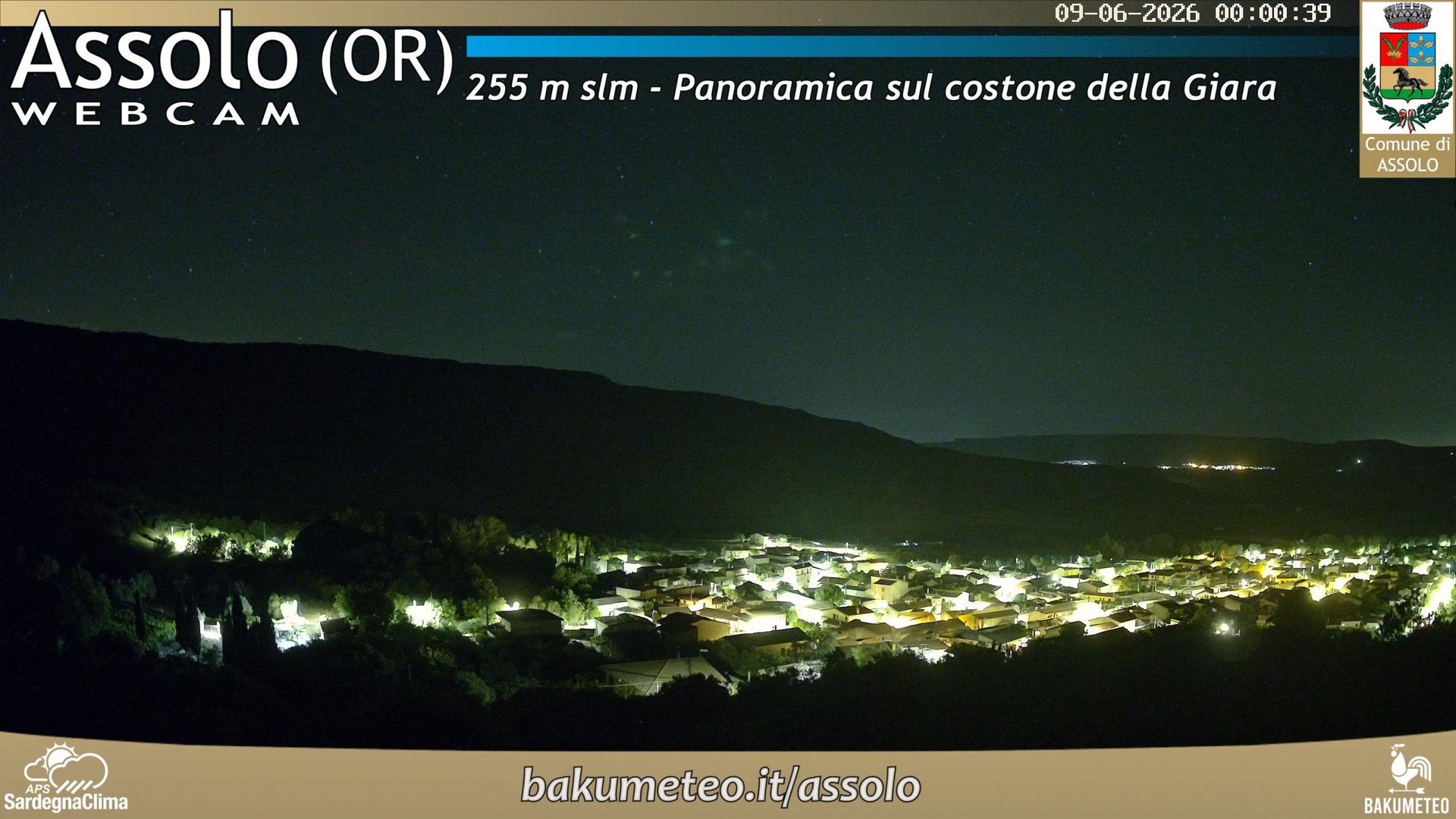 time-lapse frame, Assolo webcam