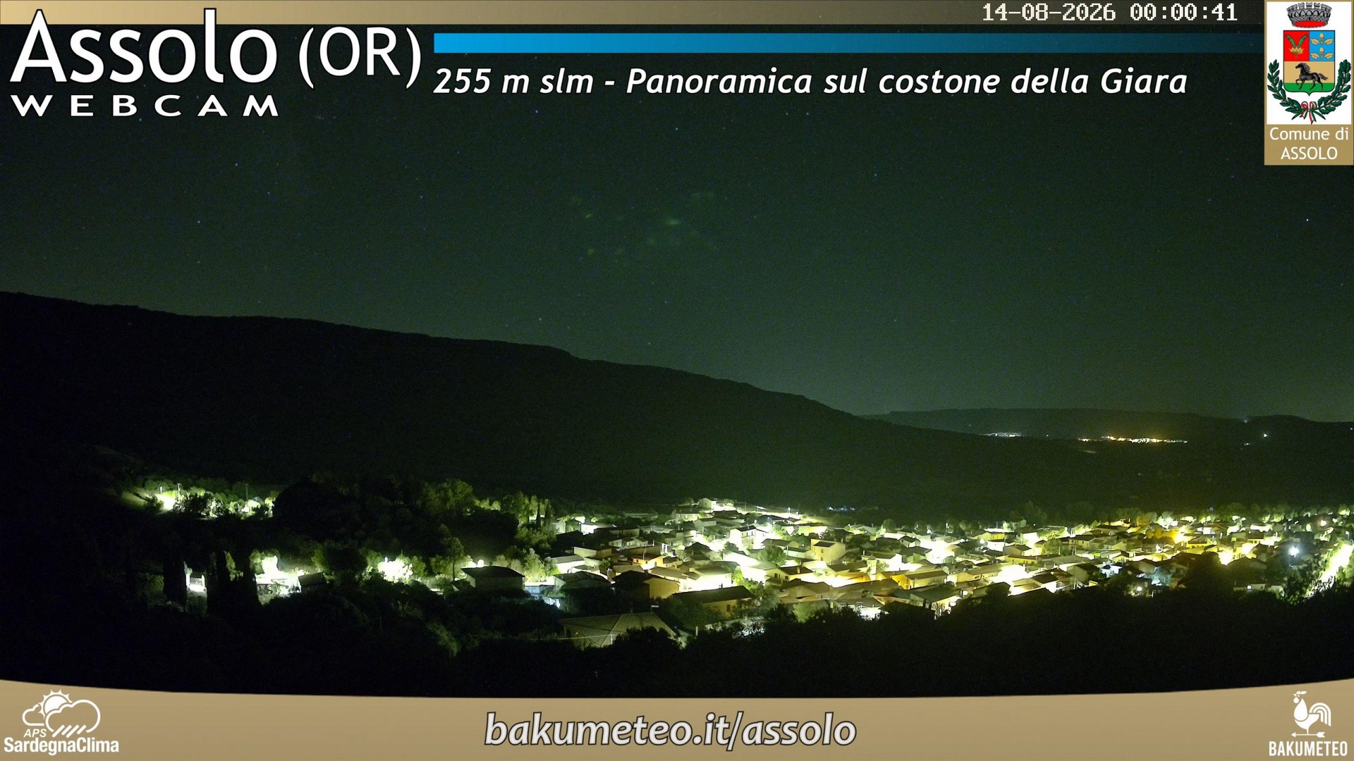 time-lapse frame, Assolo webcam