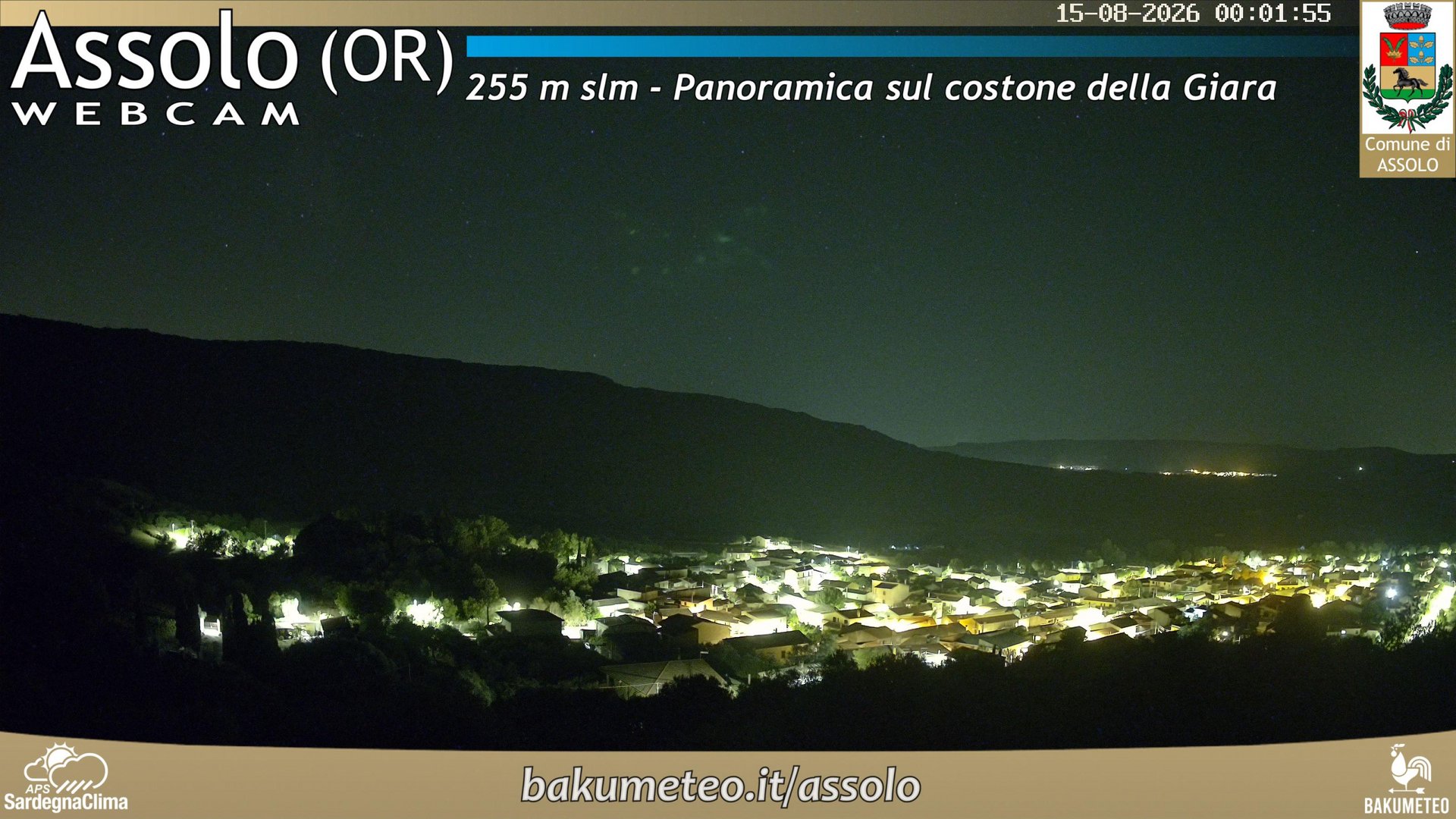 time-lapse frame, Assolo webcam